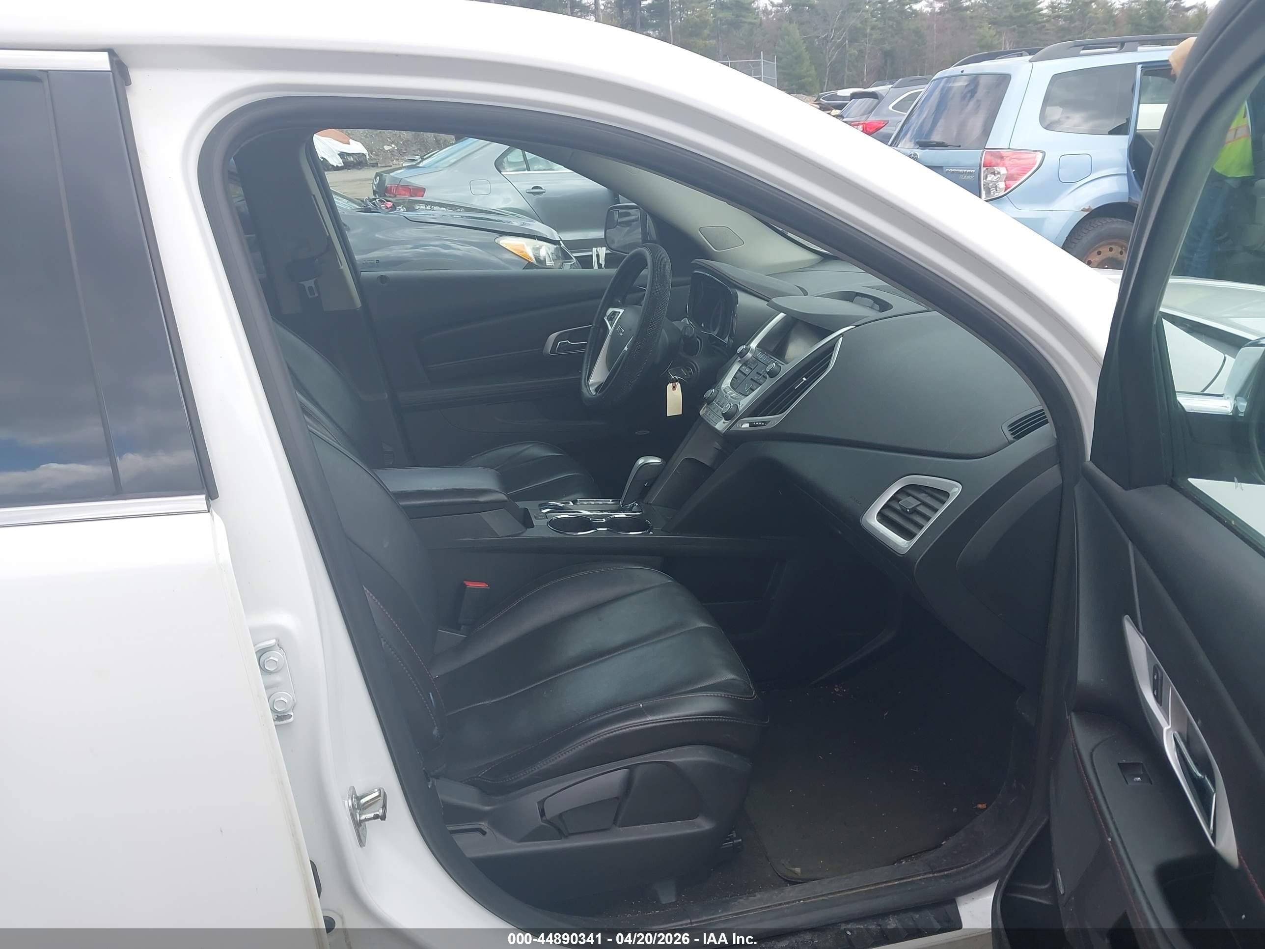 2013 Gmc Terrain Slt-2 White vin: 2GKFLXE33D6401010