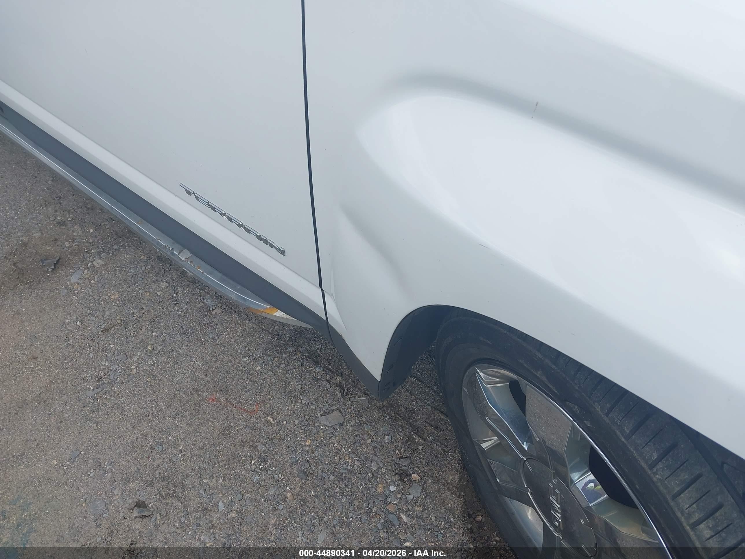 2013 Gmc Terrain Slt-2 White vin: 2GKFLXE33D6401010
