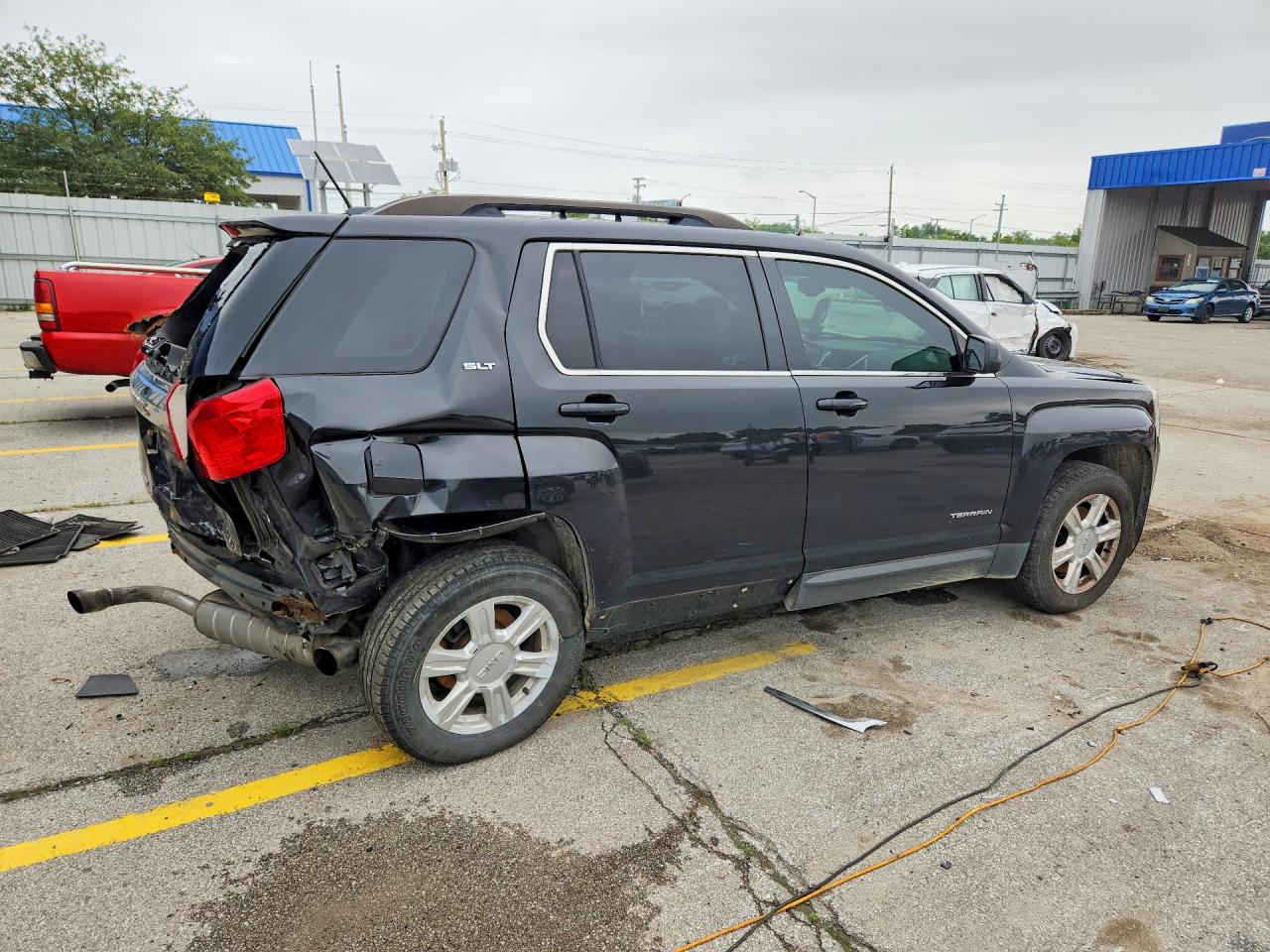 2015 Gmc Terrain Slt Black vin: 2GKFLXE33F6263407