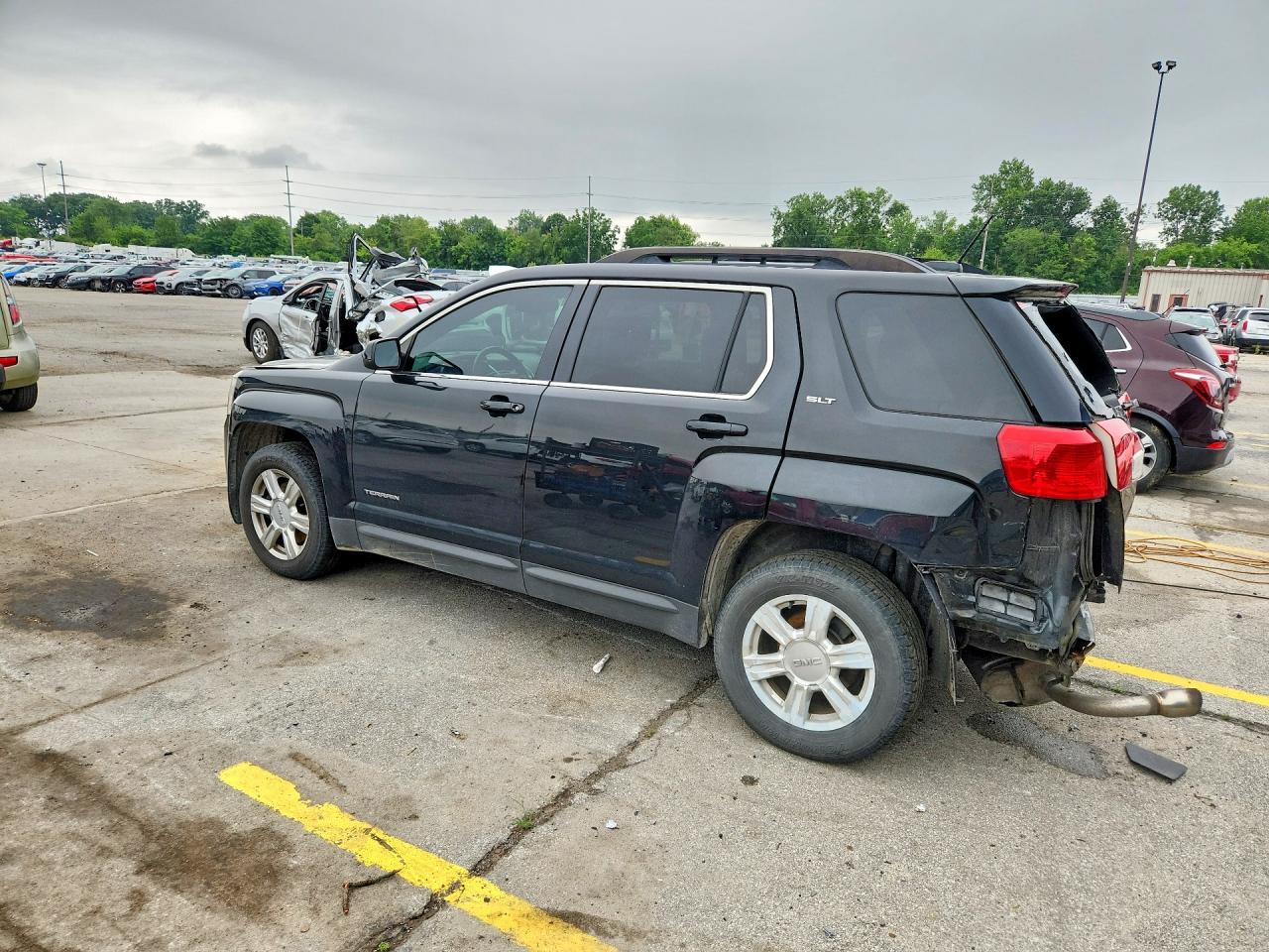 2015 Gmc Terrain Slt Black vin: 2GKFLXE33F6263407