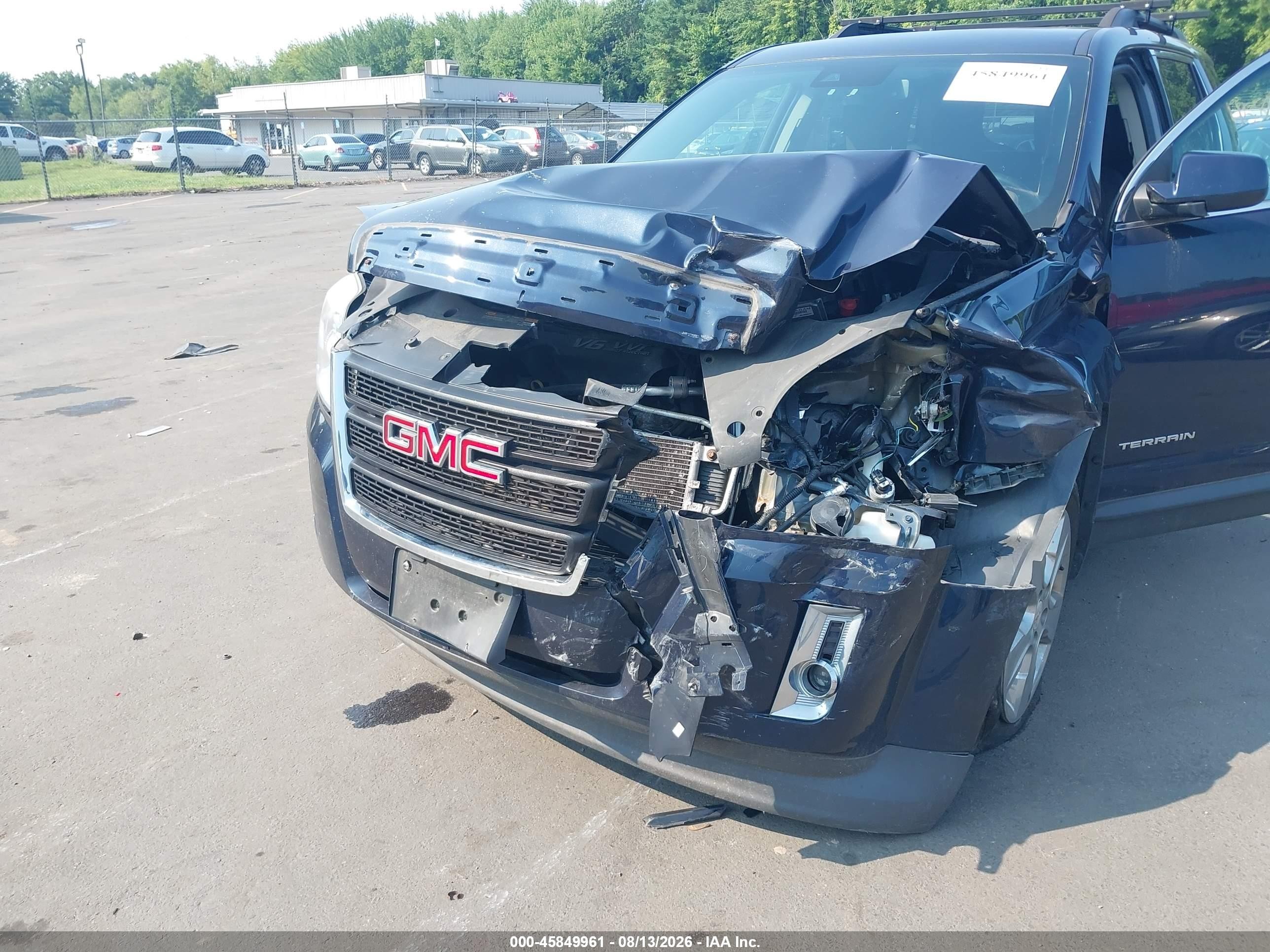 2015 Gmc Terrain Slt-1 Dark Blue vin: 2GKFLXE33F6420417