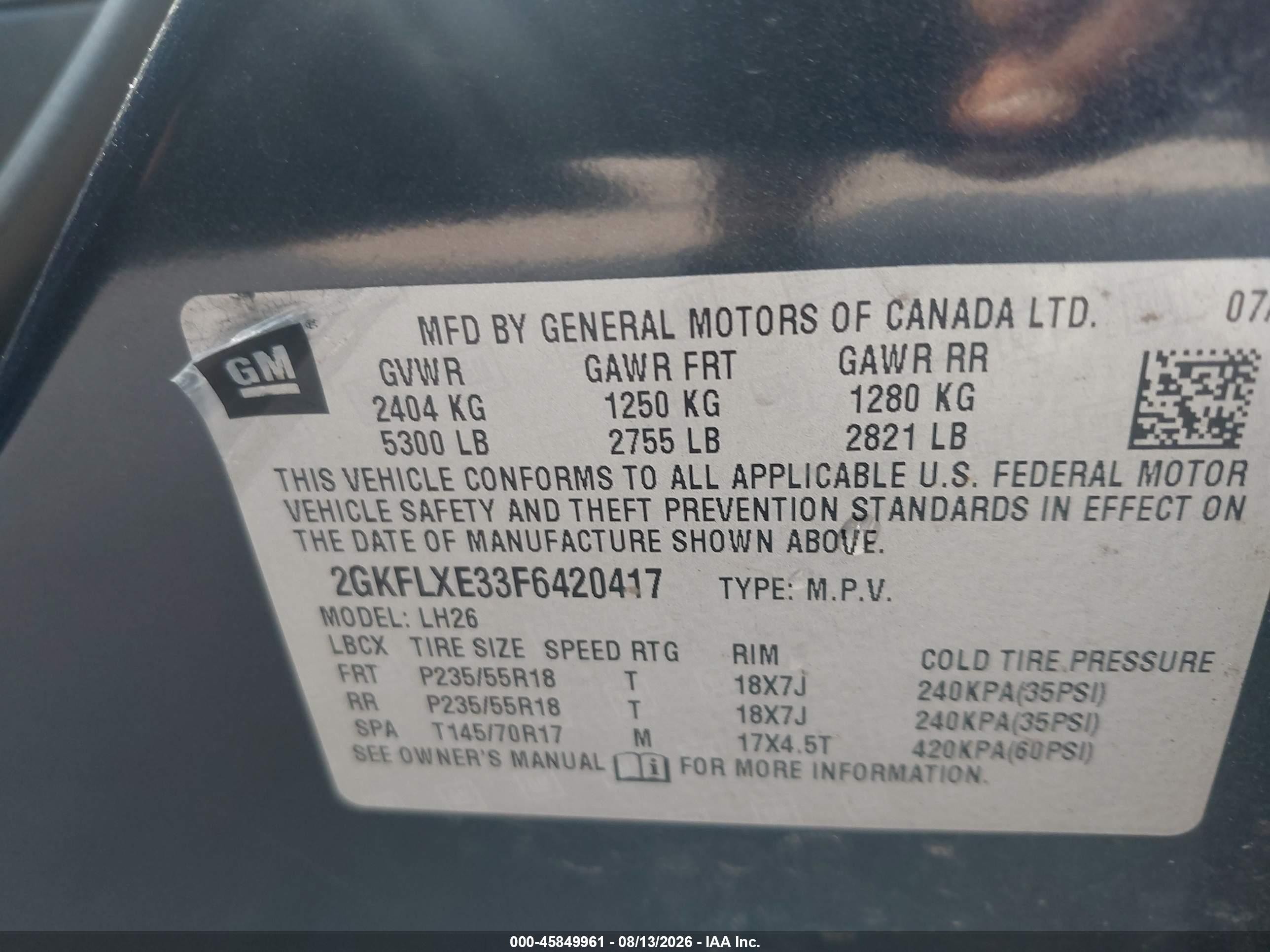 2015 Gmc Terrain Slt-1 Dark Blue vin: 2GKFLXE33F6420417