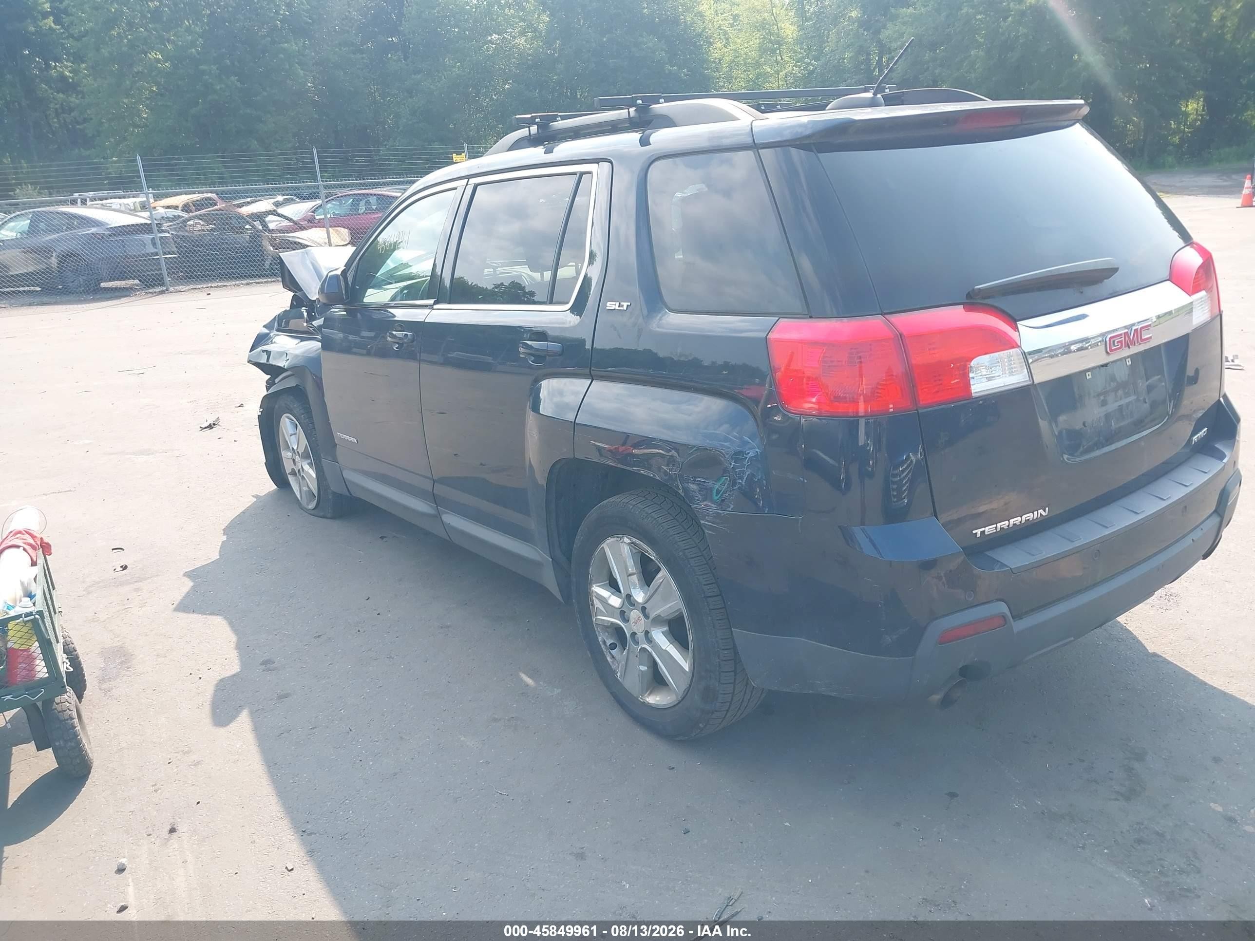 2015 Gmc Terrain Slt-1 Dark Blue vin: 2GKFLXE33F6420417