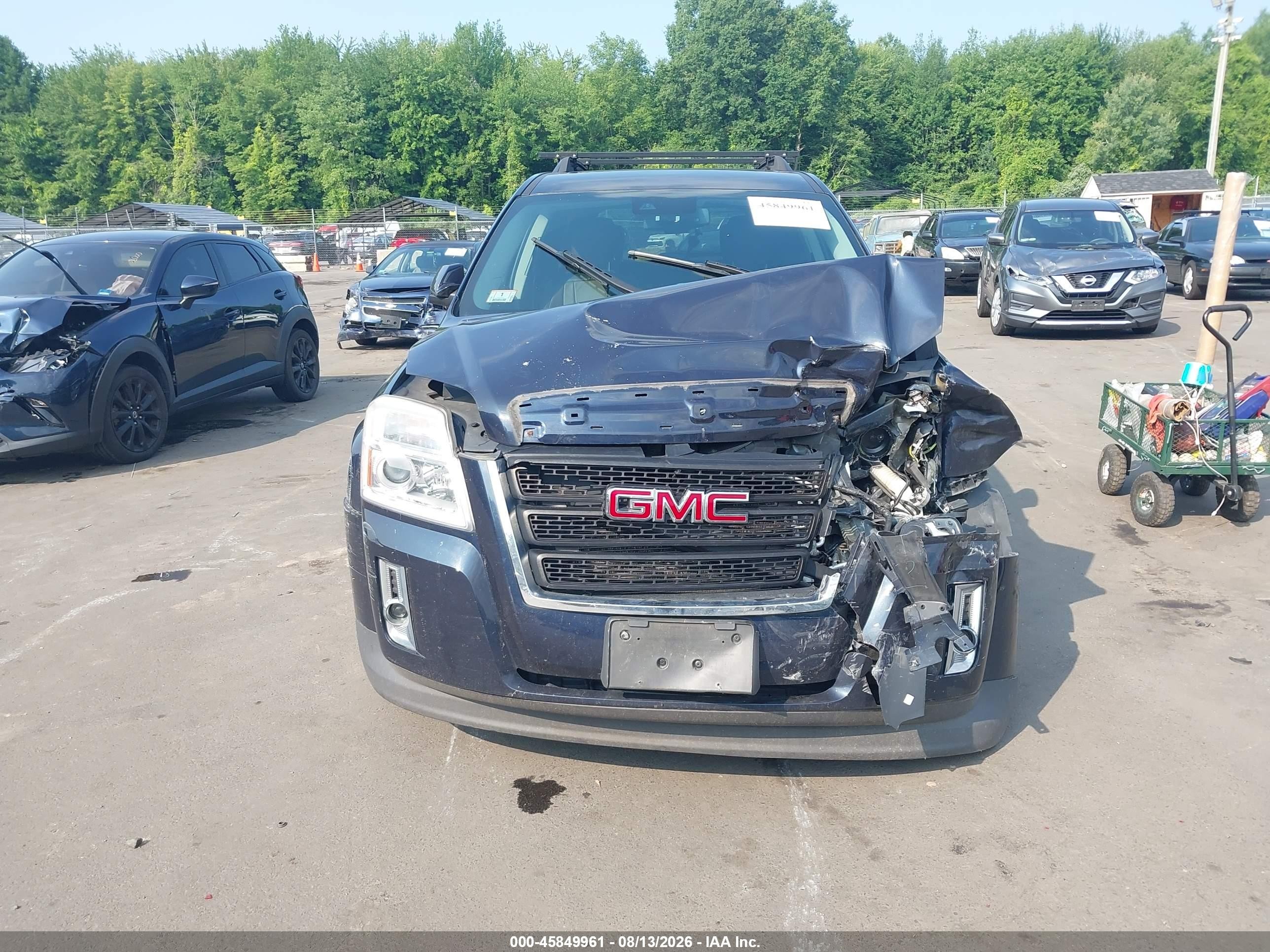 2015 Gmc Terrain Slt-1 Dark Blue vin: 2GKFLXE33F6420417