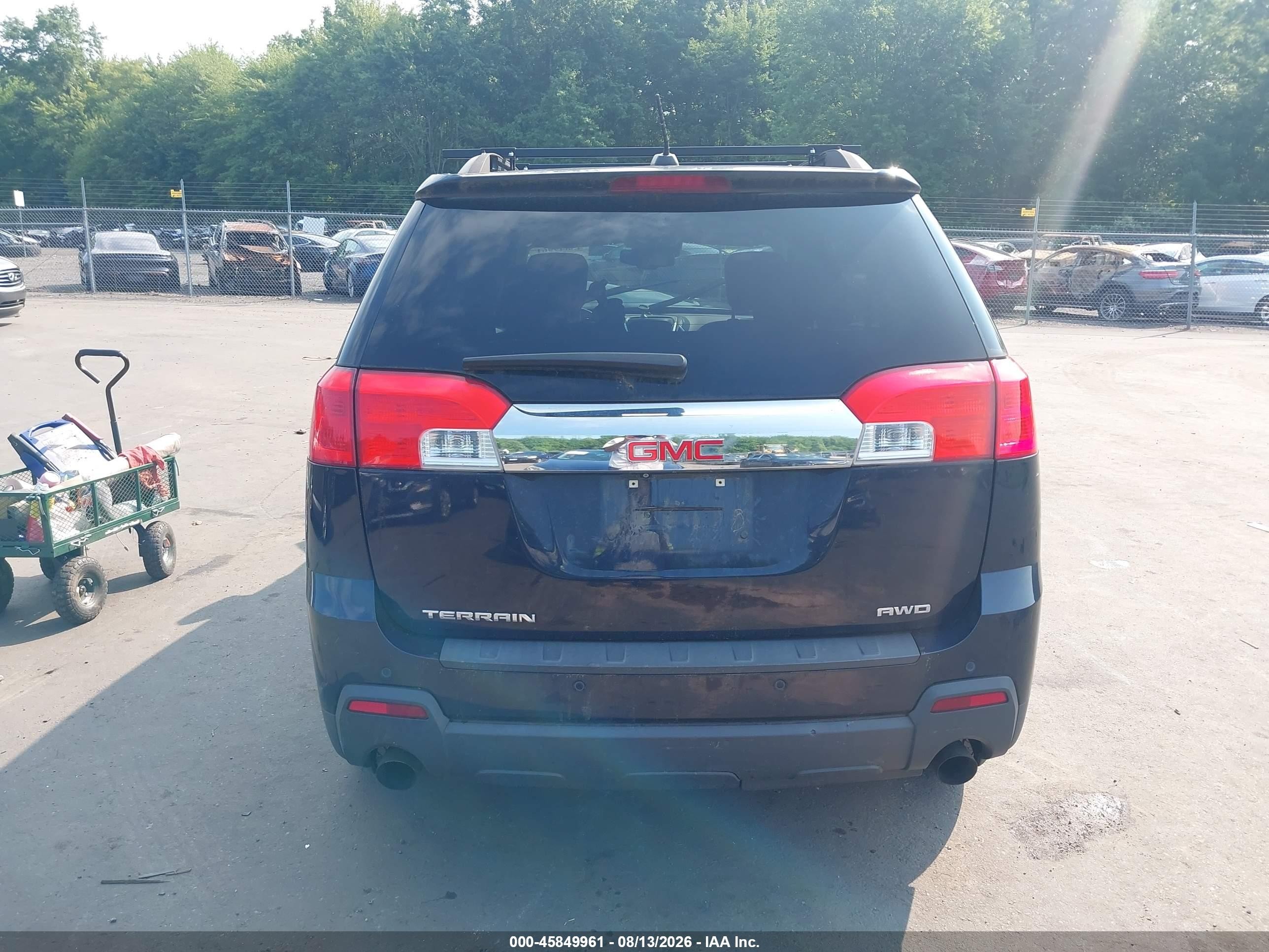 2015 Gmc Terrain Slt-1 Dark Blue vin: 2GKFLXE33F6420417