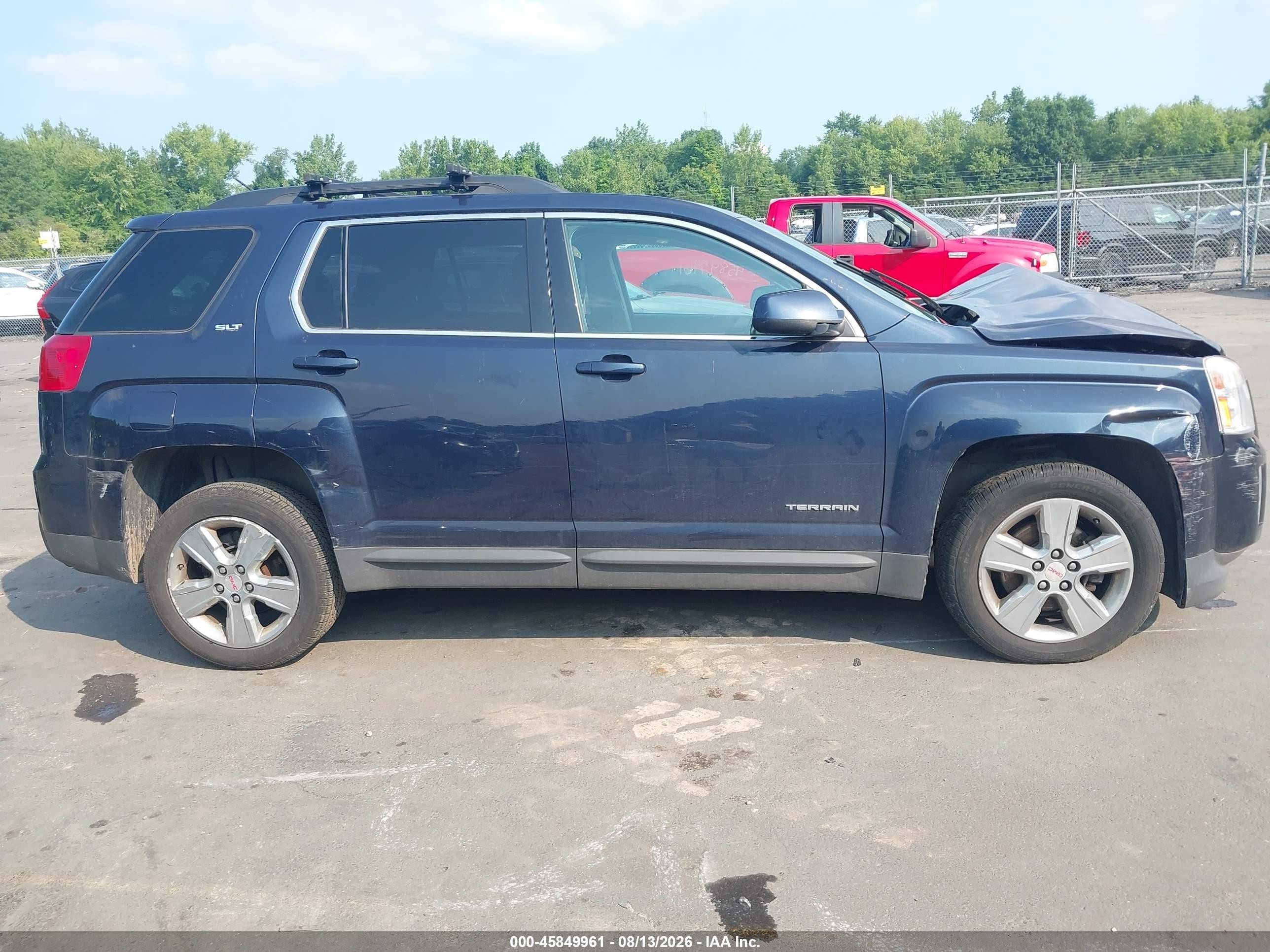 2015 Gmc Terrain Slt-1 Dark Blue vin: 2GKFLXE33F6420417