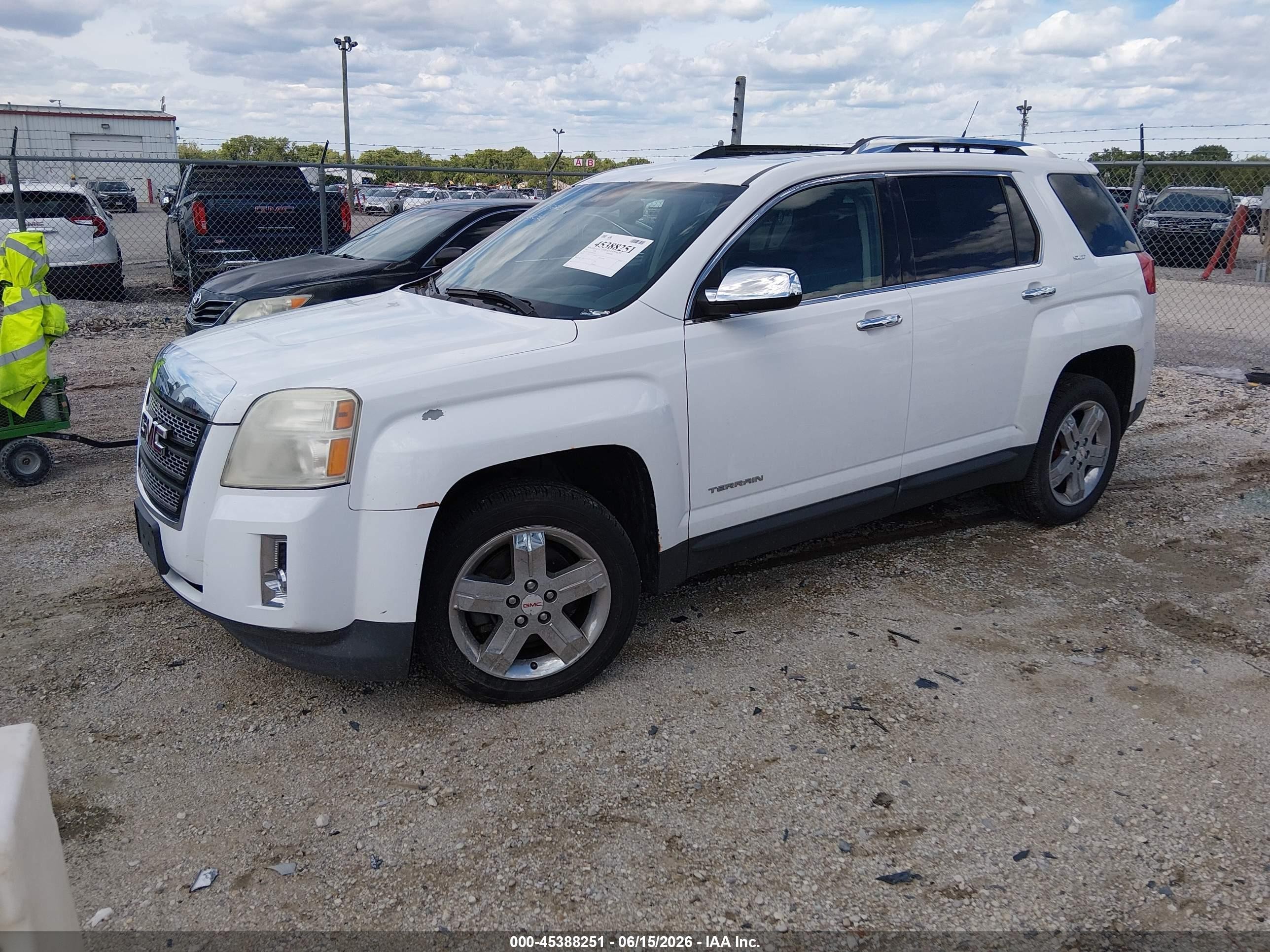 2013 Gmc Terrain Slt-2 White vin: 2GKFLXE34D6115697