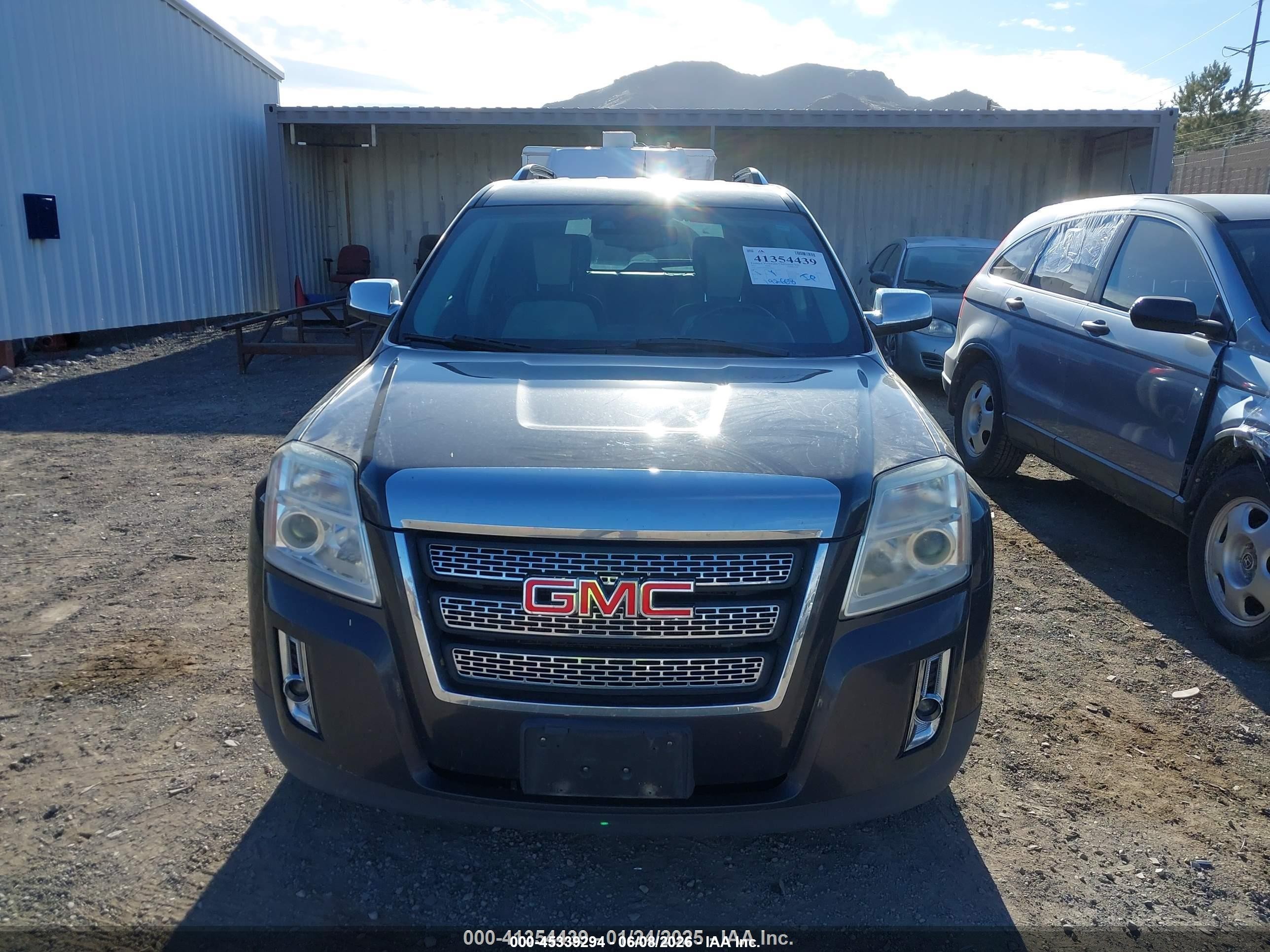 2013 Gmc Terrain Slt-2 Gray vin: 2GKFLXE34D6120625
