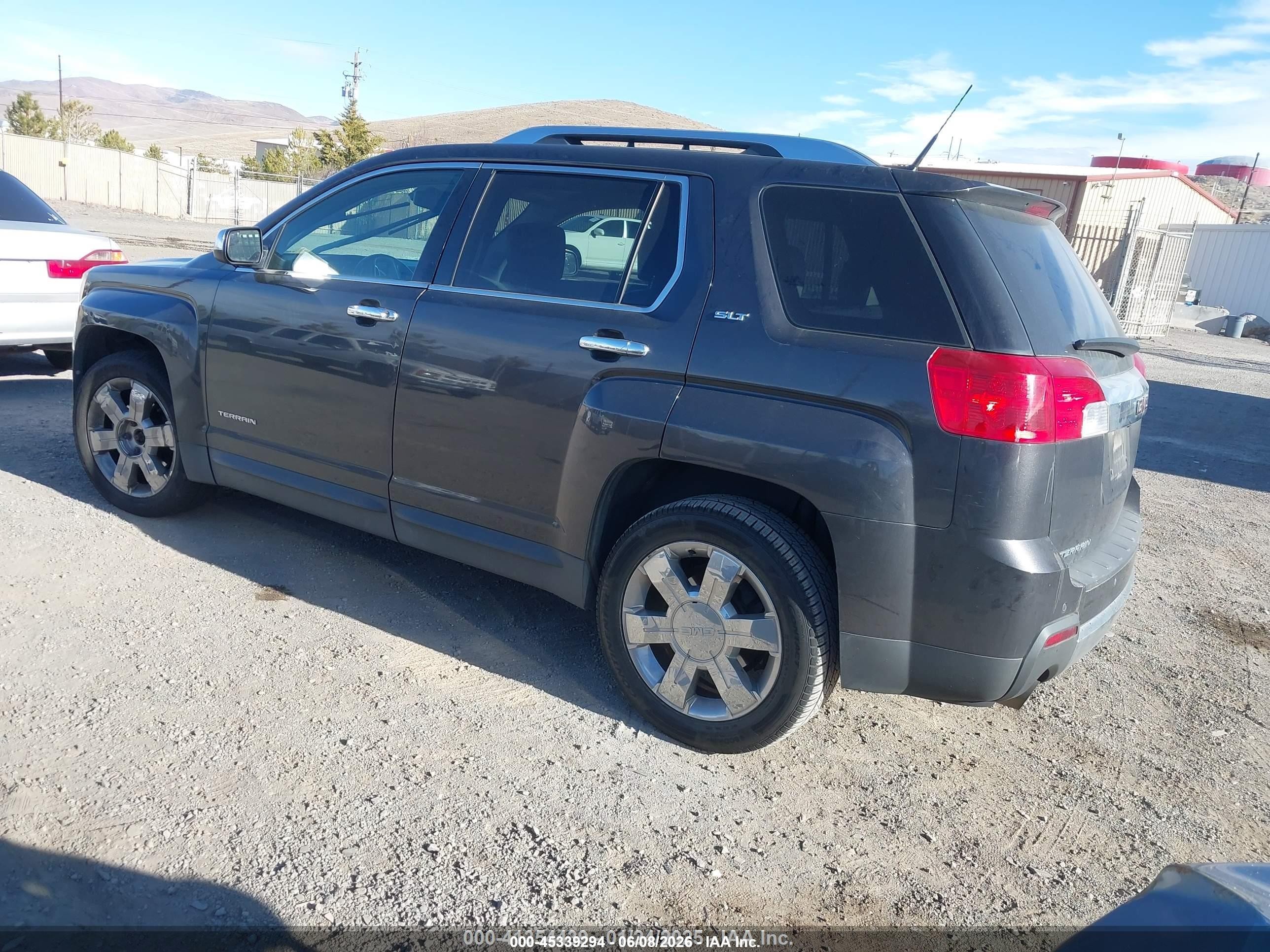 2013 Gmc Terrain Slt-2 Gray vin: 2GKFLXE34D6120625
