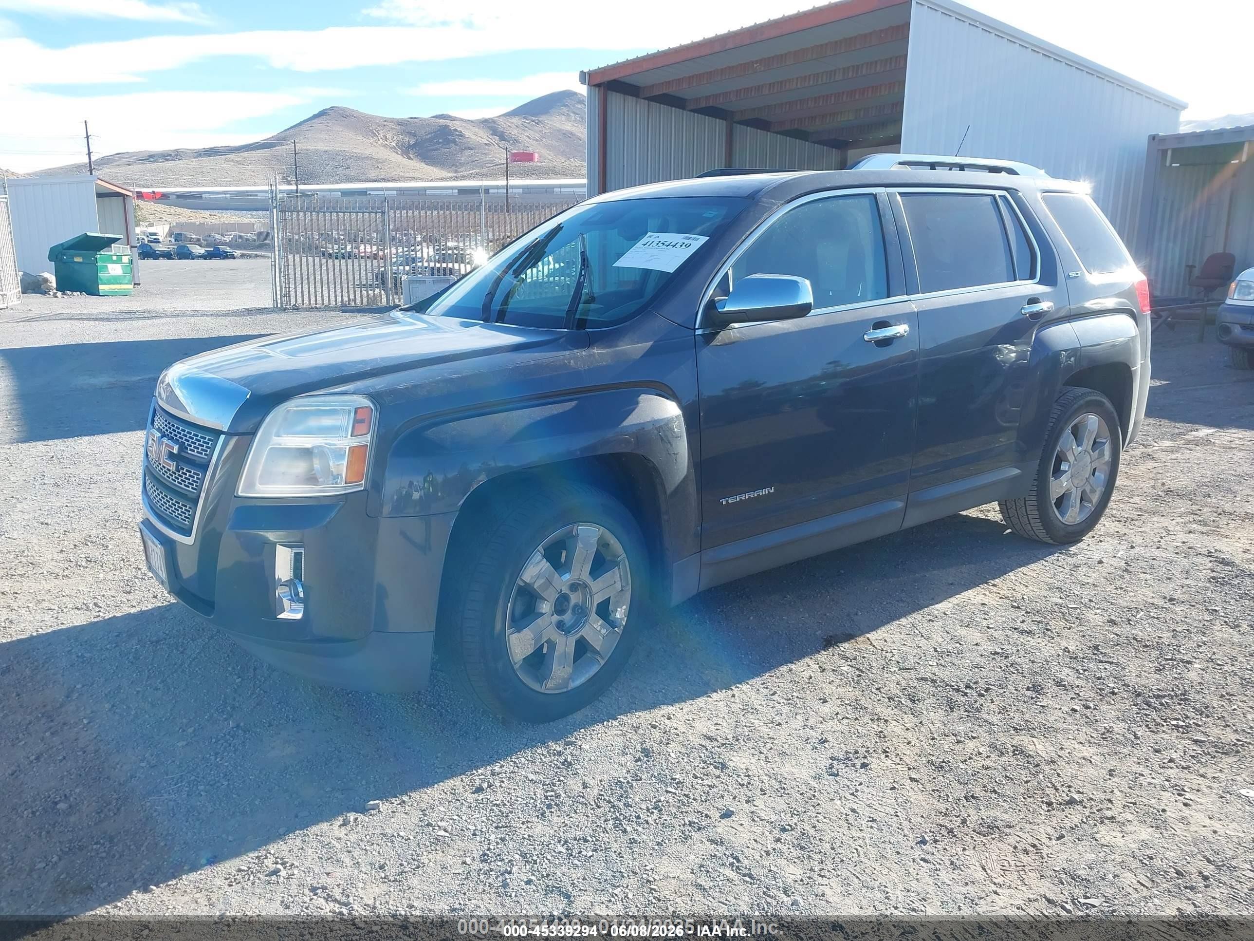 2013 Gmc Terrain Slt-2 Gray vin: 2GKFLXE34D6120625