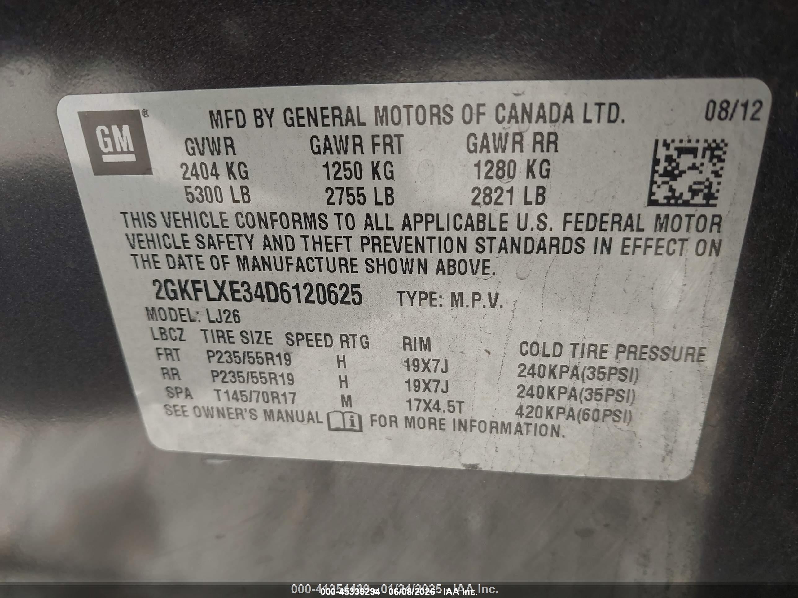 2013 Gmc Terrain Slt-2 Gray vin: 2GKFLXE34D6120625