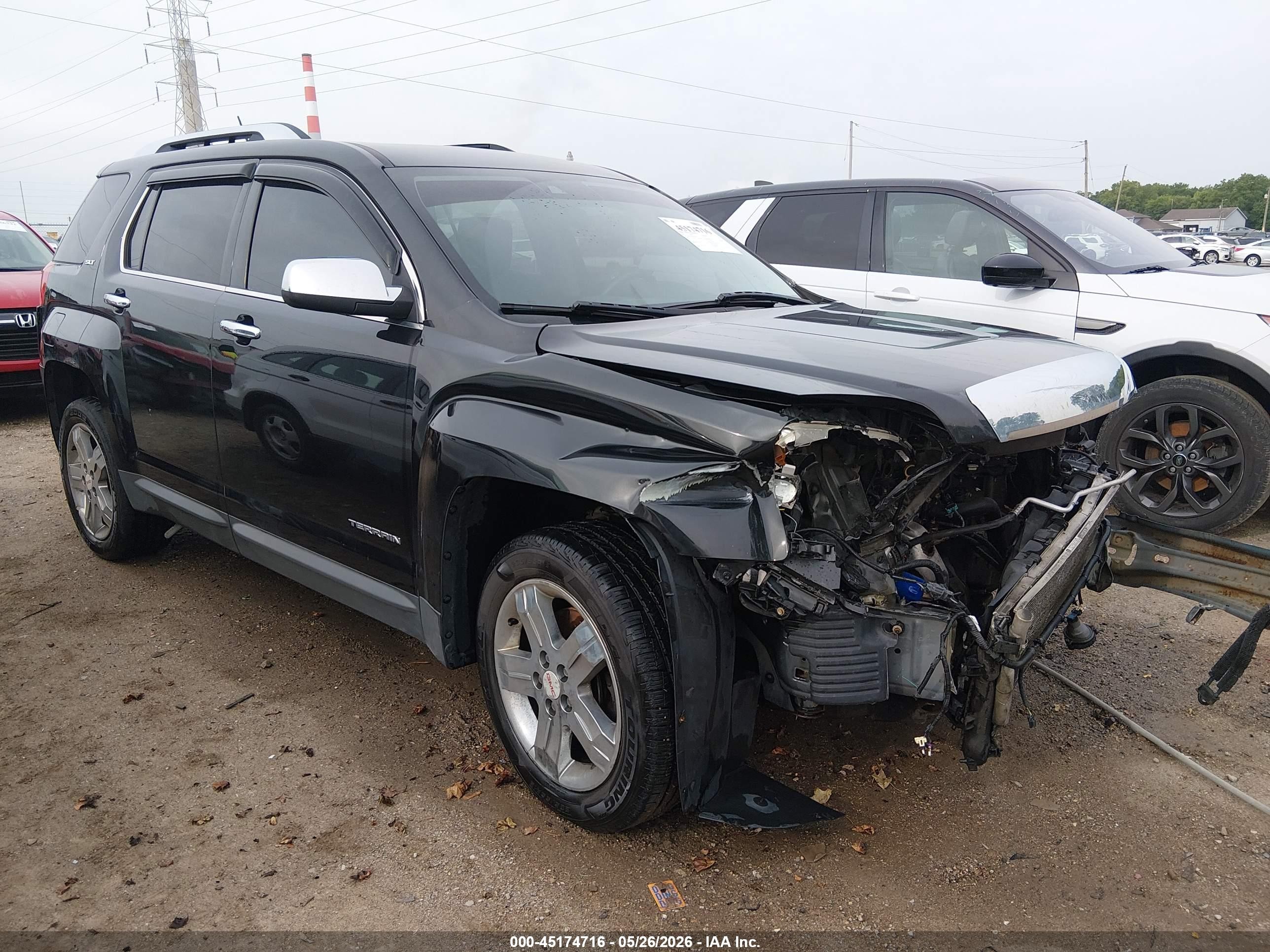 2013 Gmc Terrain Slt-2 Black vin: 2GKFLXE34D6304236