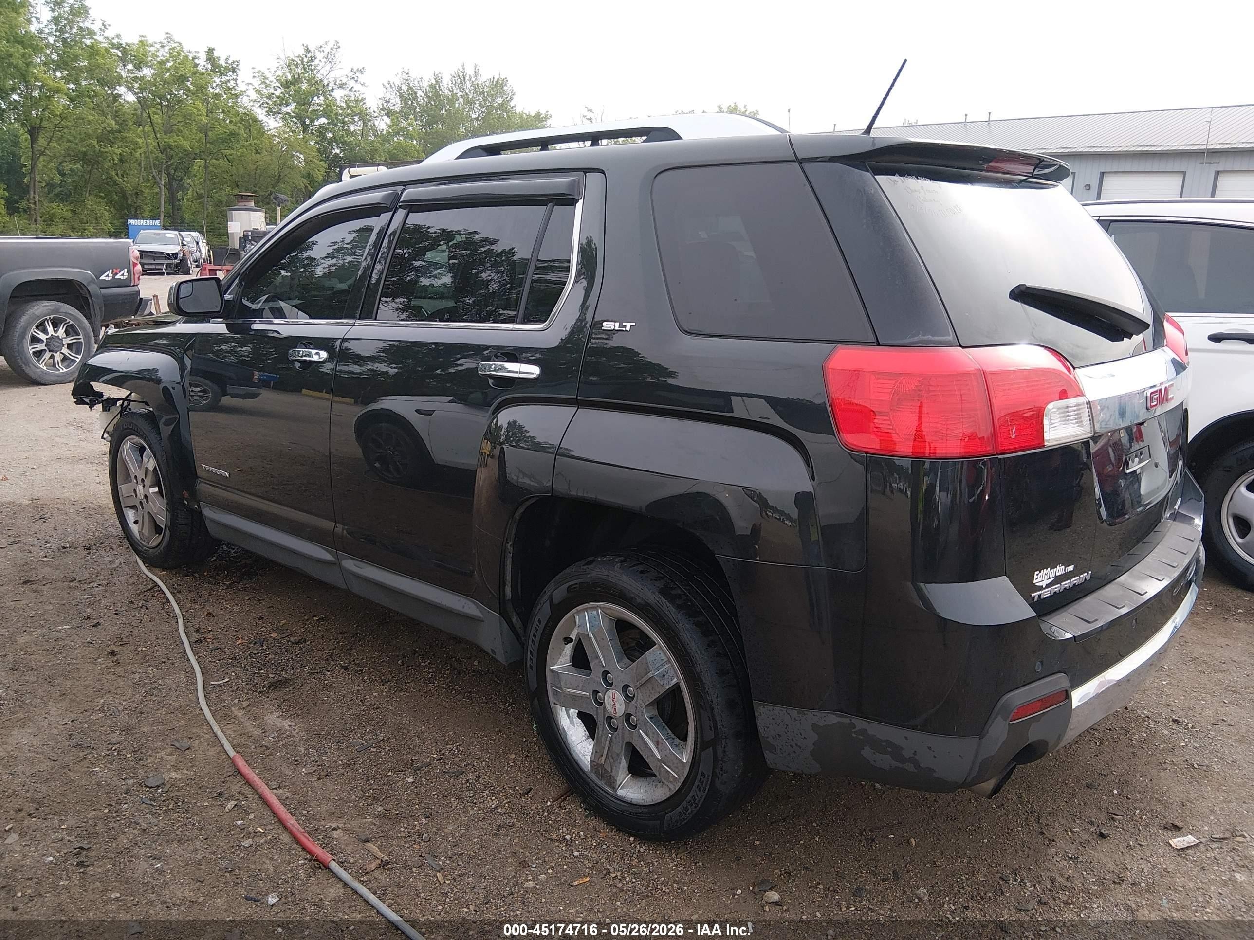 2013 Gmc Terrain Slt-2 Black vin: 2GKFLXE34D6304236