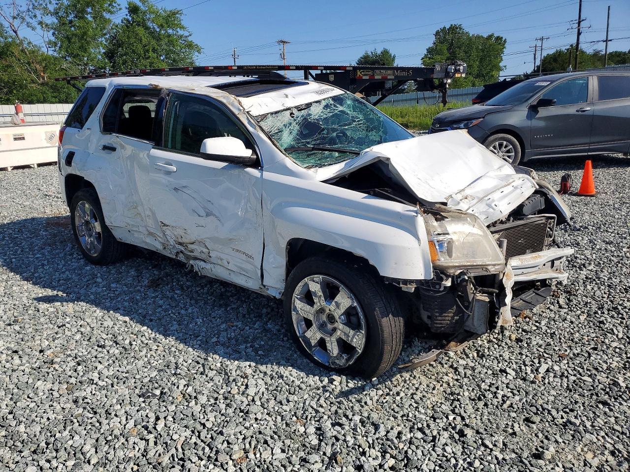 2014 Gmc Terrain Slt White vin: 2GKFLXE34E6139452