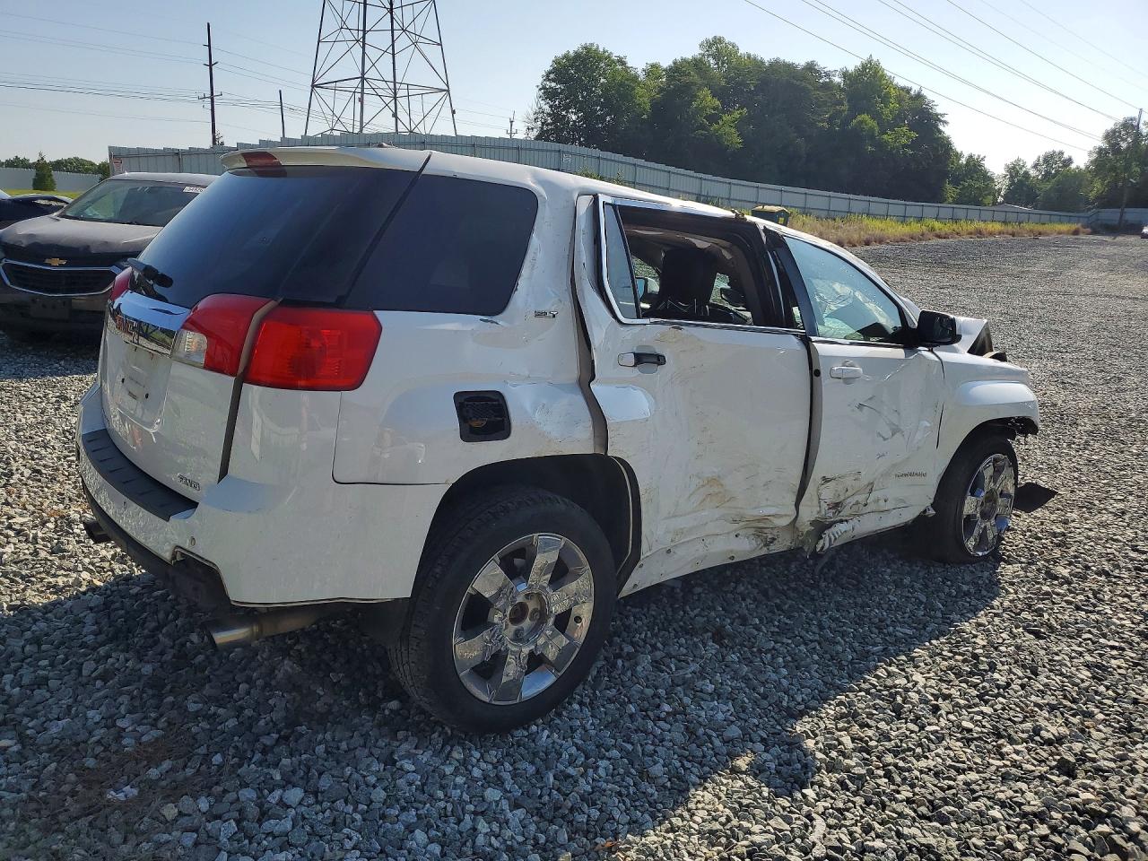 2014 Gmc Terrain Slt White vin: 2GKFLXE34E6139452