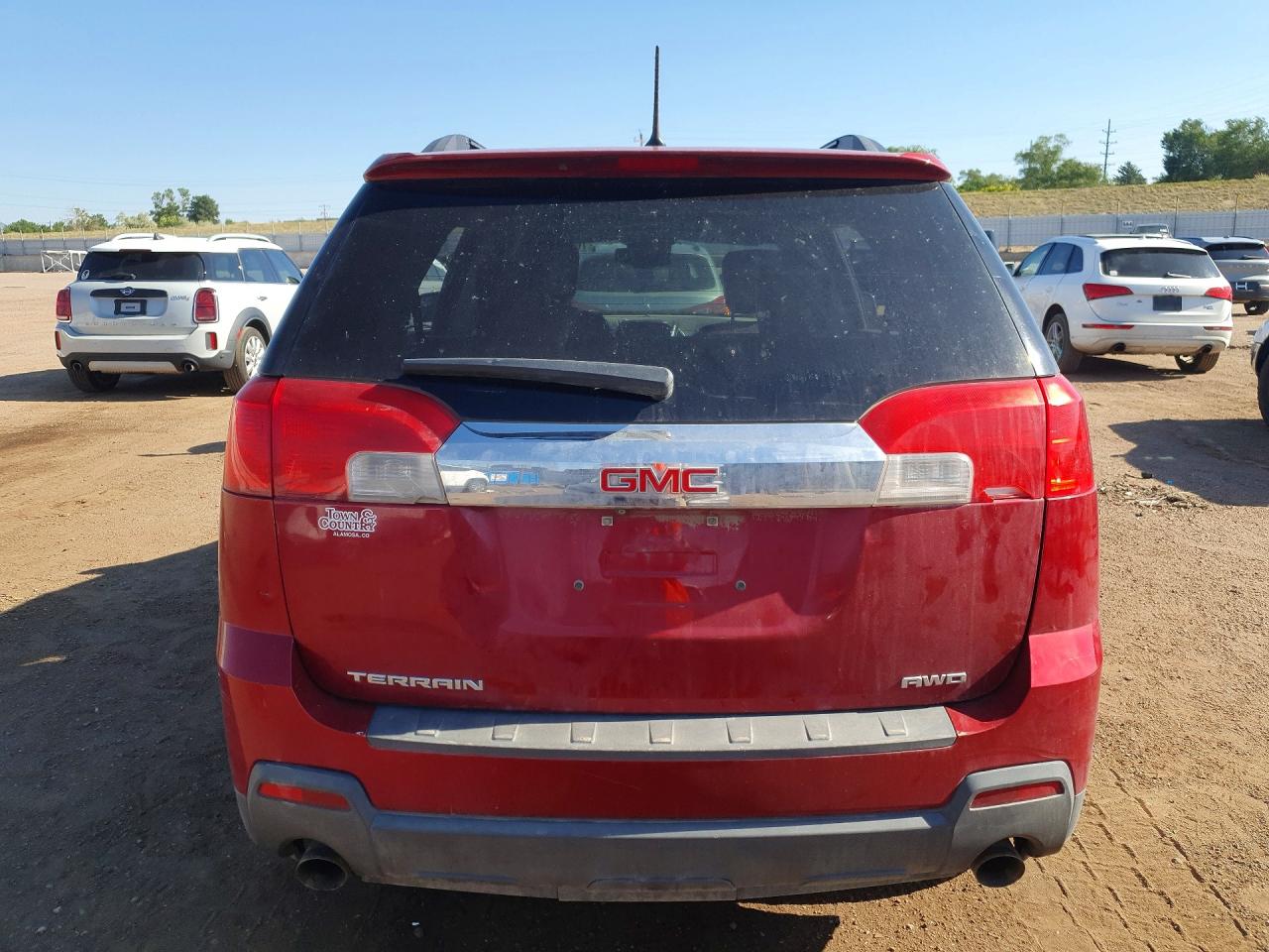 2014 Gmc Terrain Slt Red vin: 2GKFLXE34E6287245