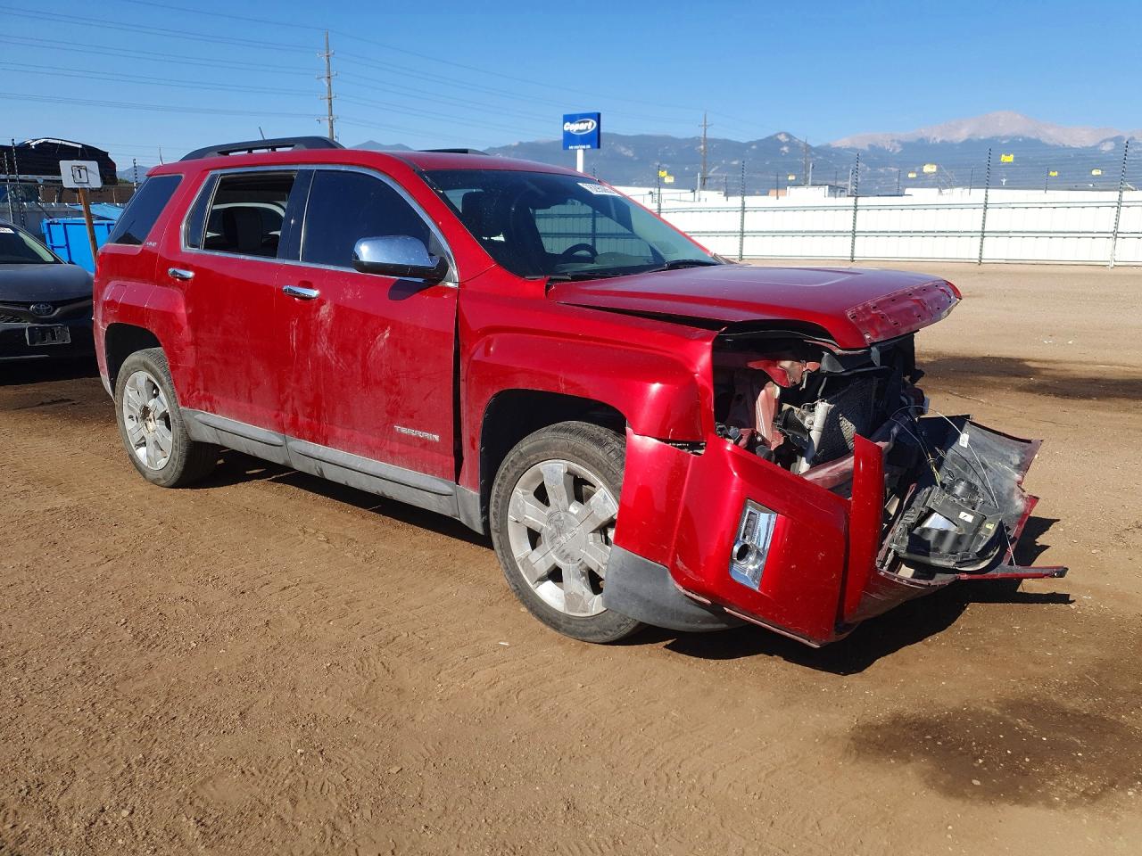 2014 Gmc Terrain Slt Red vin: 2GKFLXE34E6287245