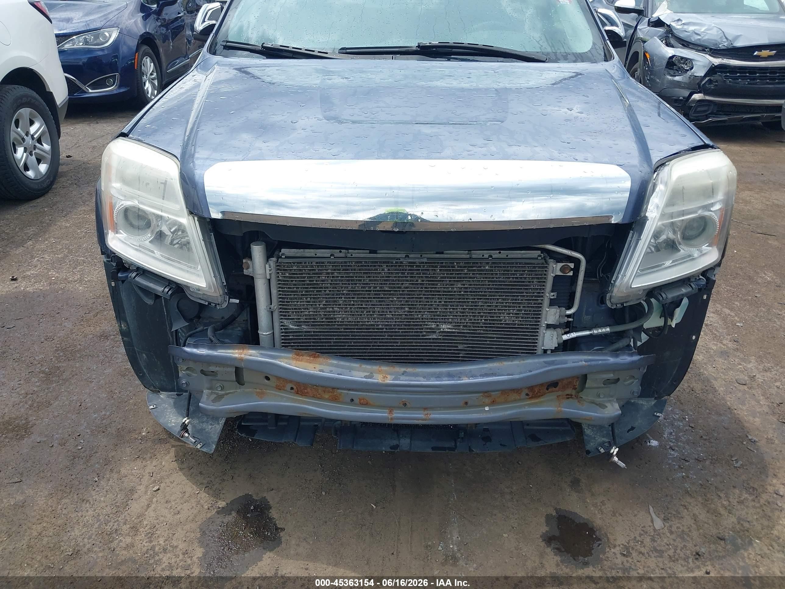 2013 Gmc Terrain Slt-2 Синий vin: 2GKFLXE35D6281095