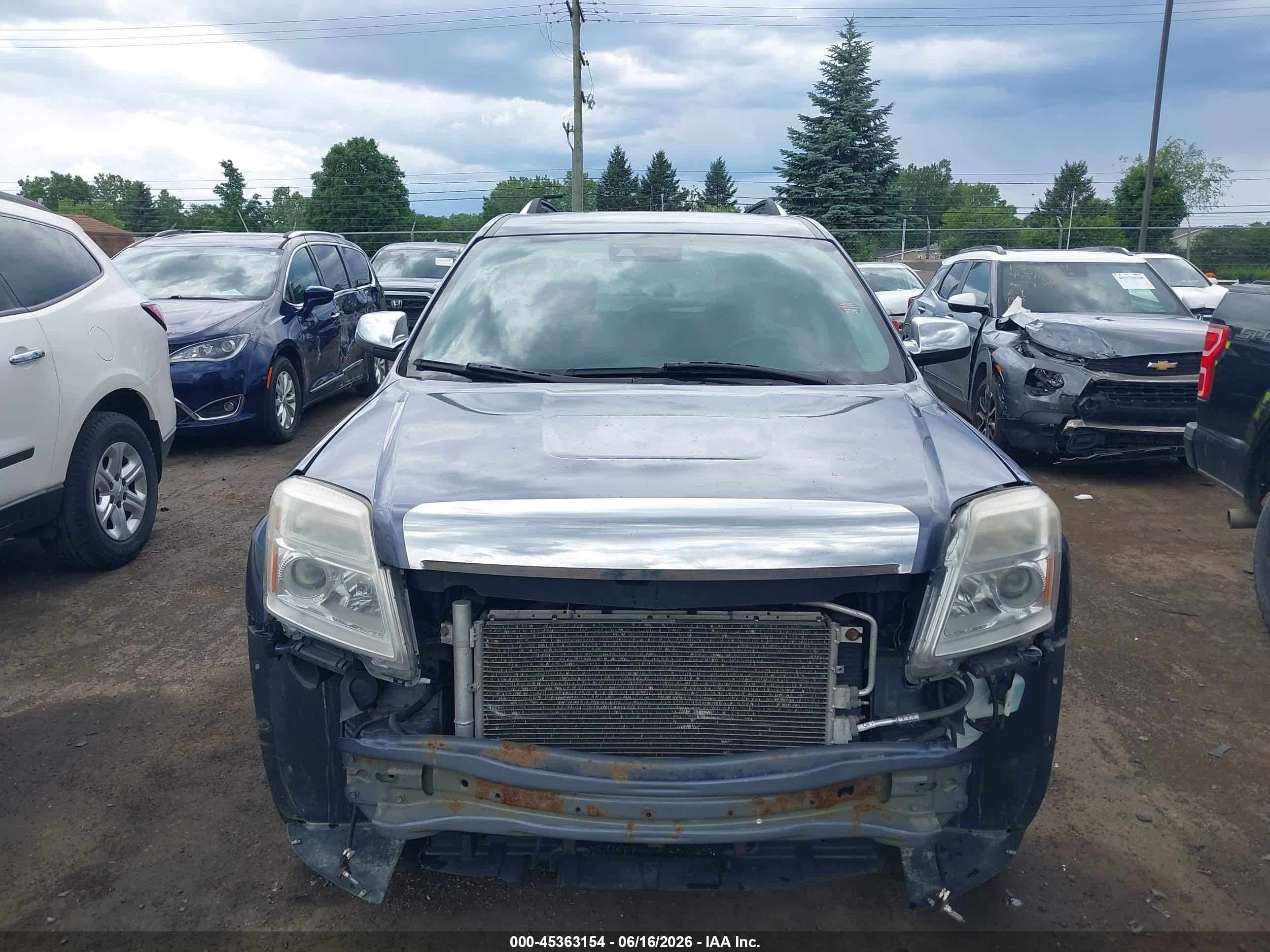 2013 Gmc Terrain Slt-2 Синий vin: 2GKFLXE35D6281095