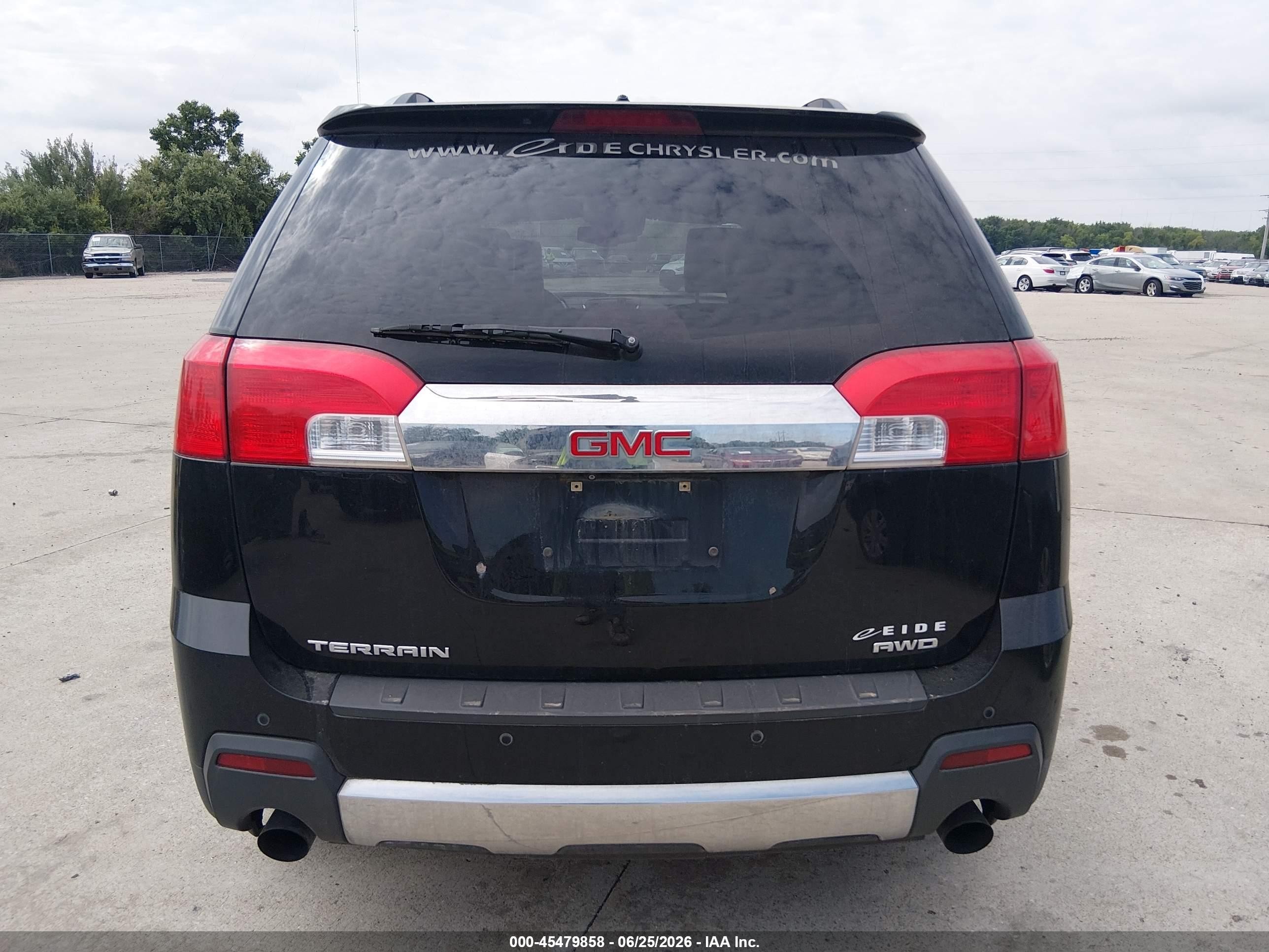 2013 Gmc Terrain Slt-2 Black vin: 2GKFLXE35D6296342