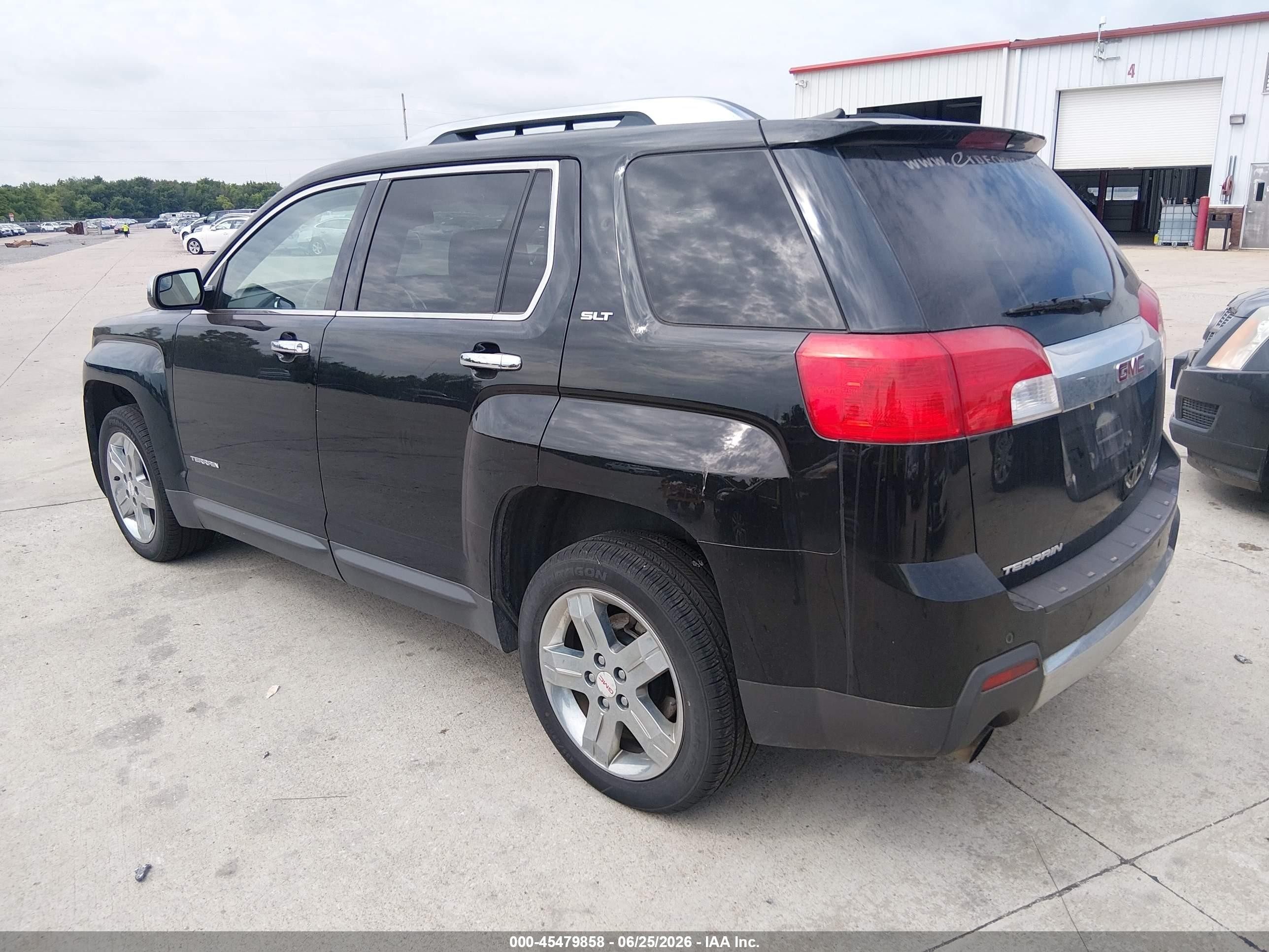 2013 Gmc Terrain Slt-2 Black vin: 2GKFLXE35D6296342