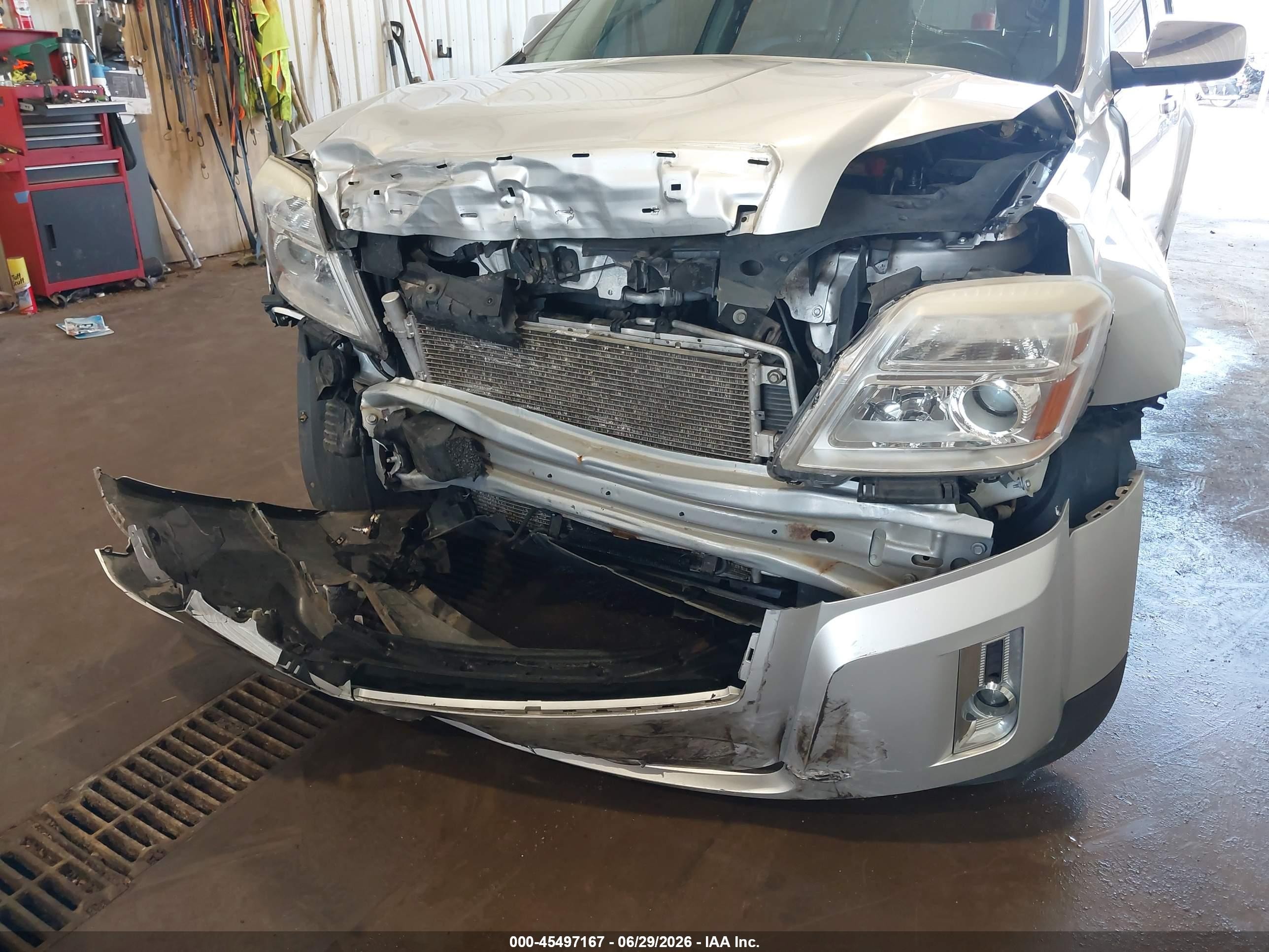 2013 Gmc Terrain Slt-2 Серый vin: 2GKFLXE35D6321921