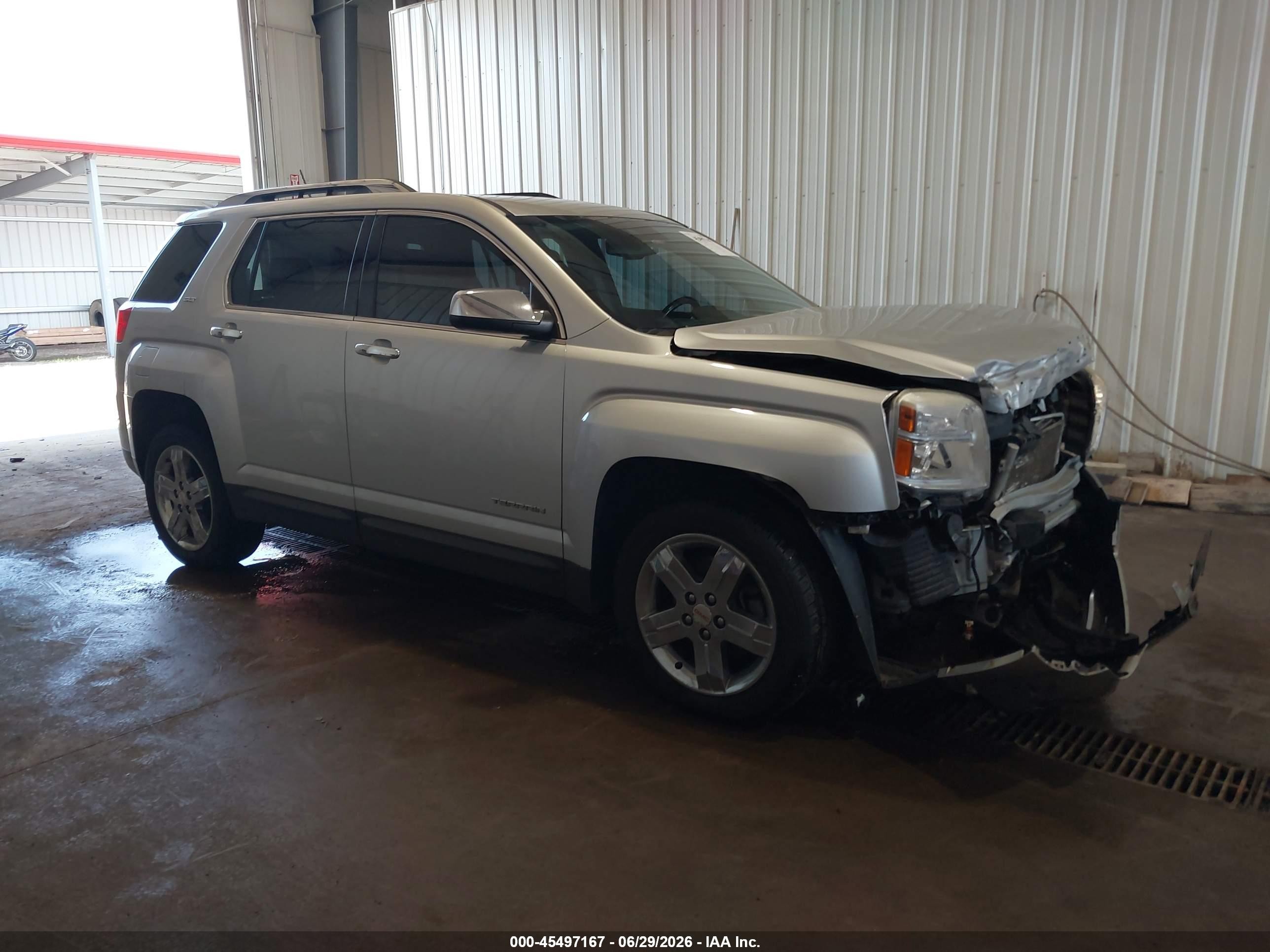 2013 Gmc Terrain Slt-2 Gray vin: 2GKFLXE35D6321921