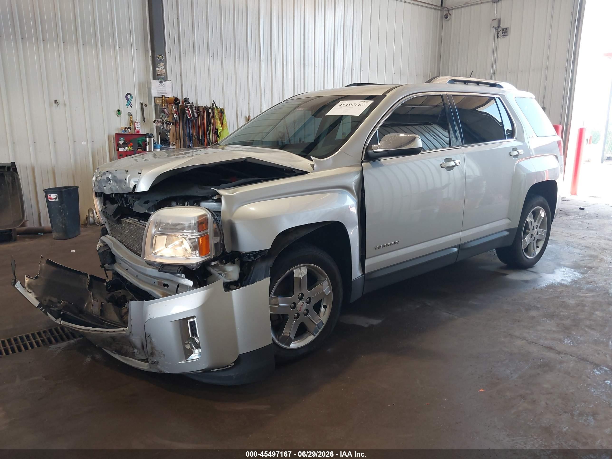2013 Gmc Terrain Slt-2 Серый vin: 2GKFLXE35D6321921
