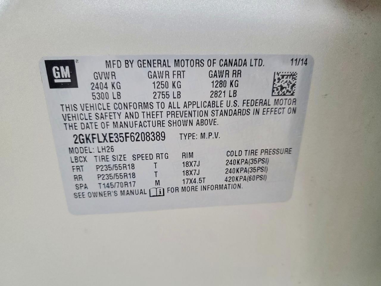 2015 Gmc Terrain Slt Beige vin: 2GKFLXE35F6208389