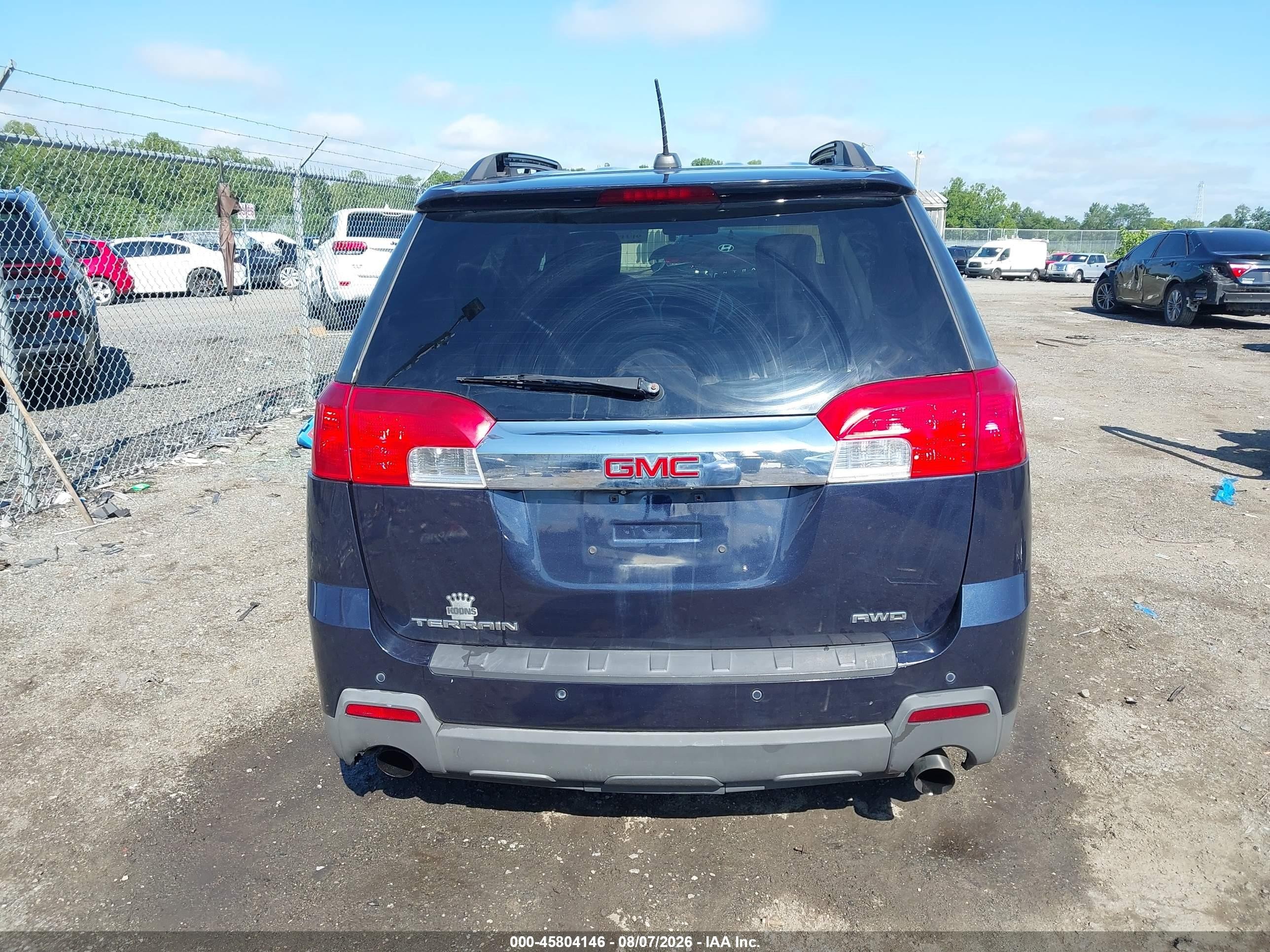2015 Gmc Terrain Slt-1 Синий vin: 2GKFLXE35F6221403