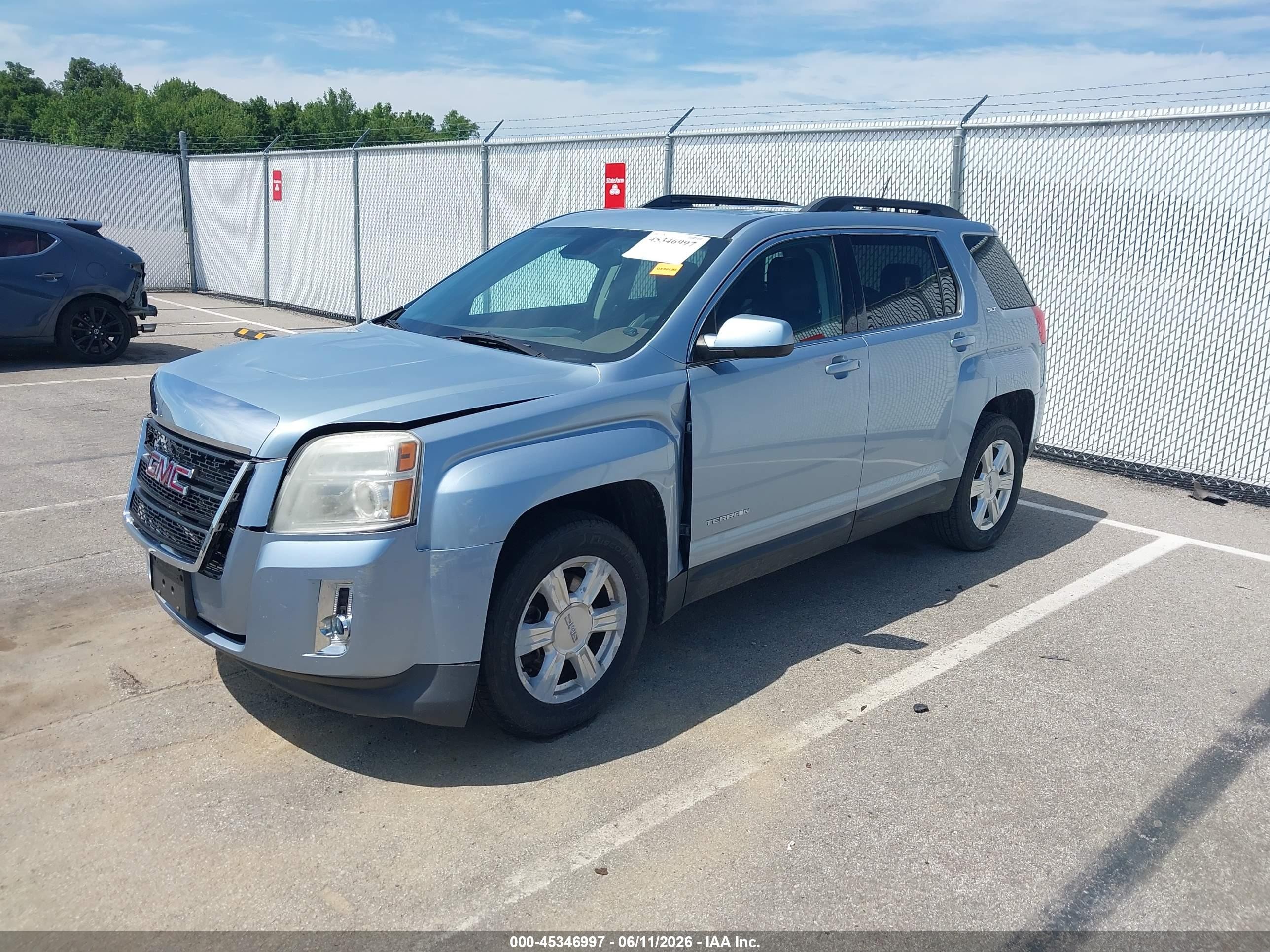 2015 Gmc Terrain Slt-1 Light Blue vin: 2GKFLXE35F6245779