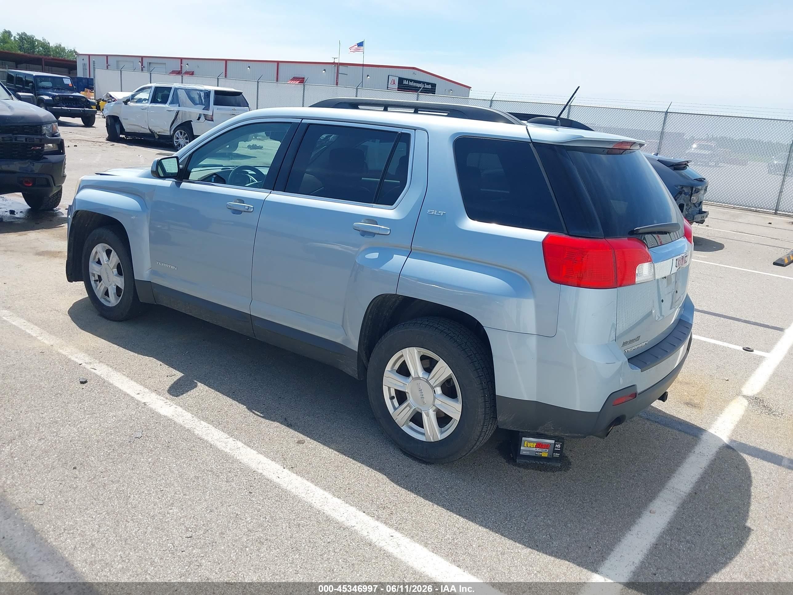 2015 Gmc Terrain Slt-1 Light Blue vin: 2GKFLXE35F6245779