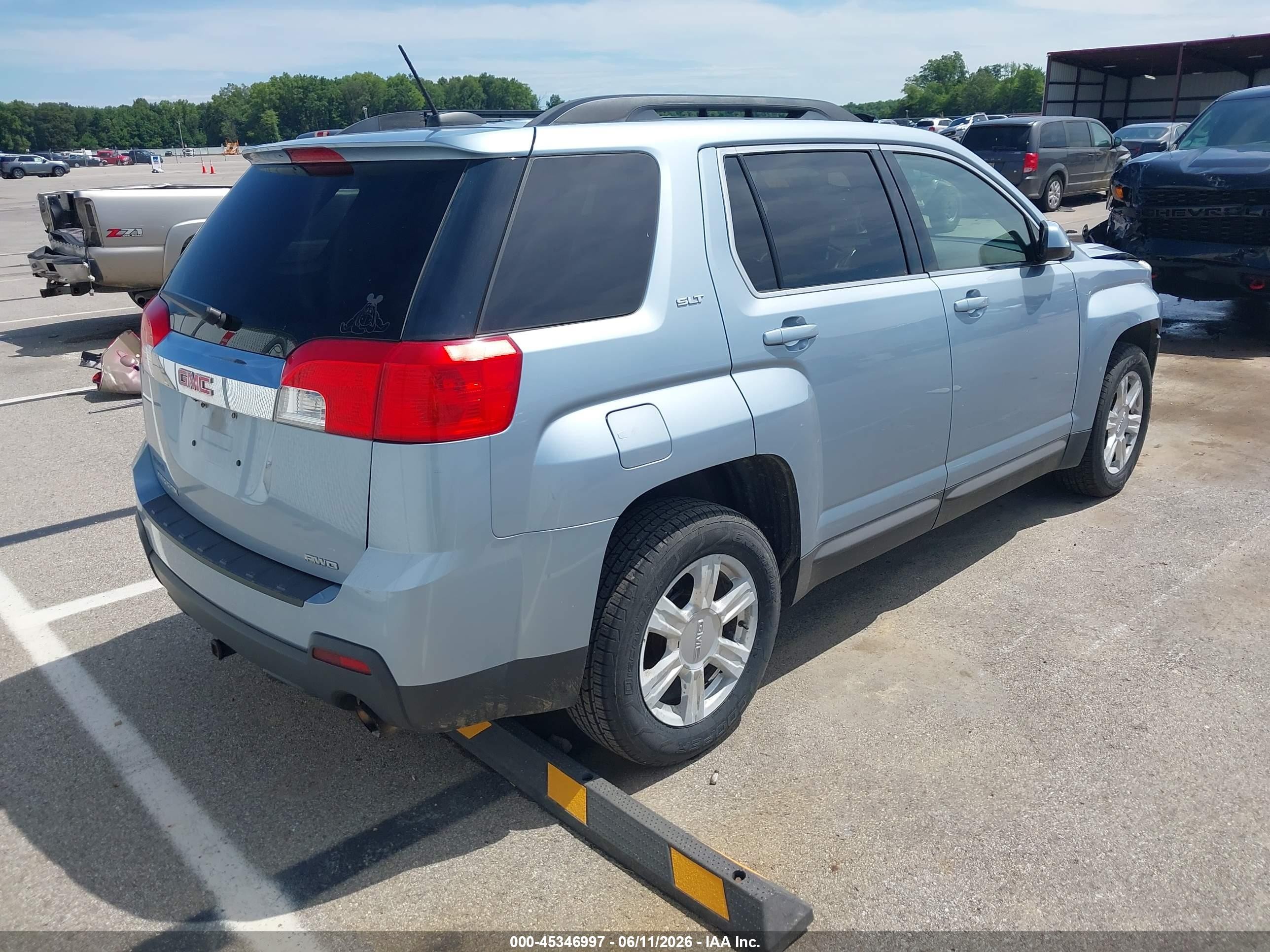 2015 Gmc Terrain Slt-1 Light Blue vin: 2GKFLXE35F6245779