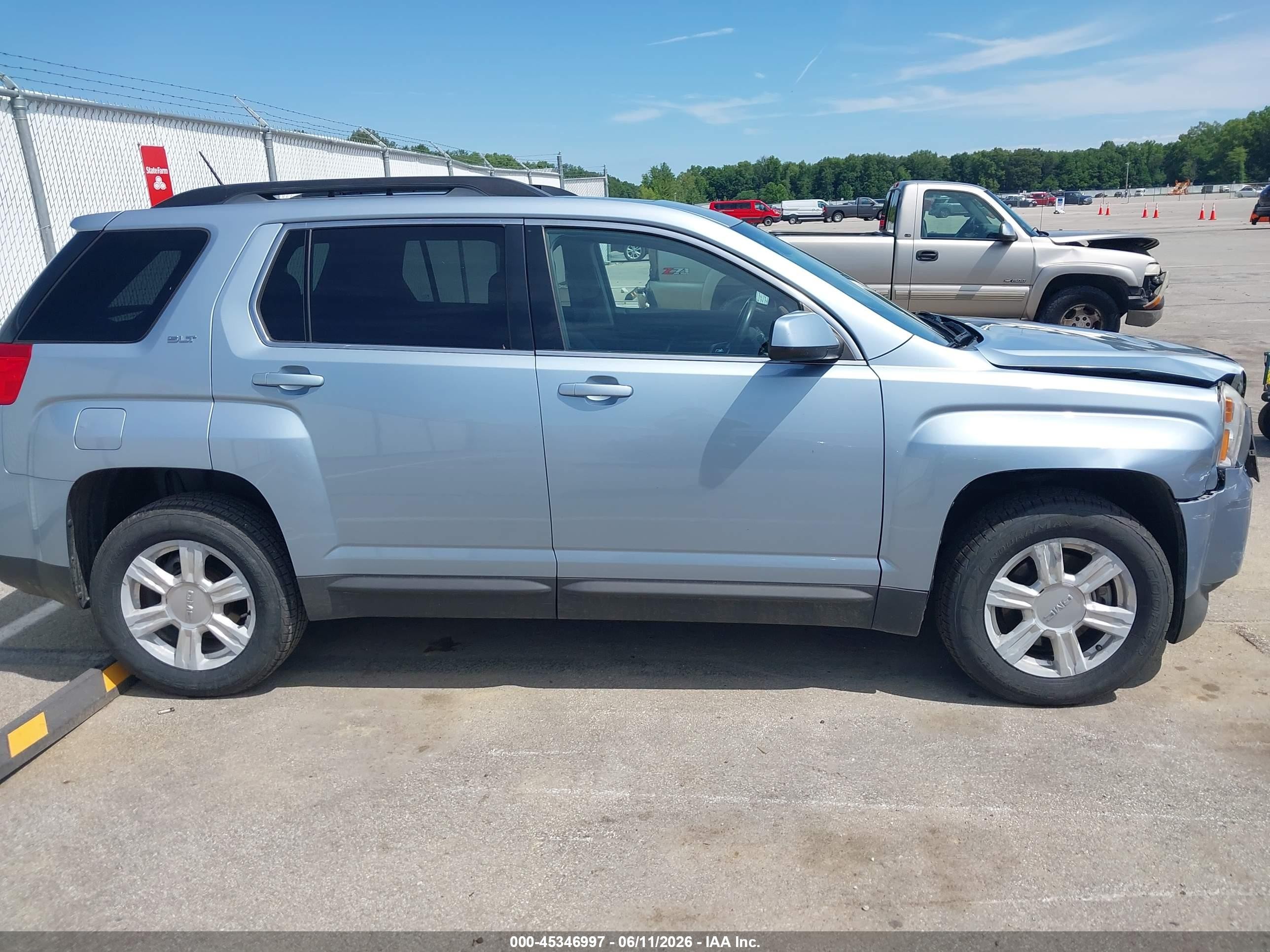 2015 Gmc Terrain Slt-1 Light Blue vin: 2GKFLXE35F6245779
