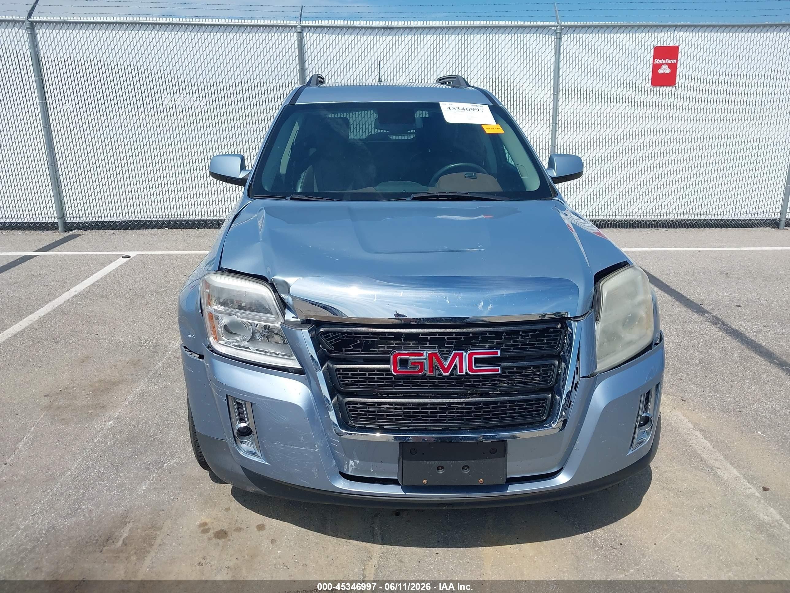 2015 Gmc Terrain Slt-1 Light Blue vin: 2GKFLXE35F6245779