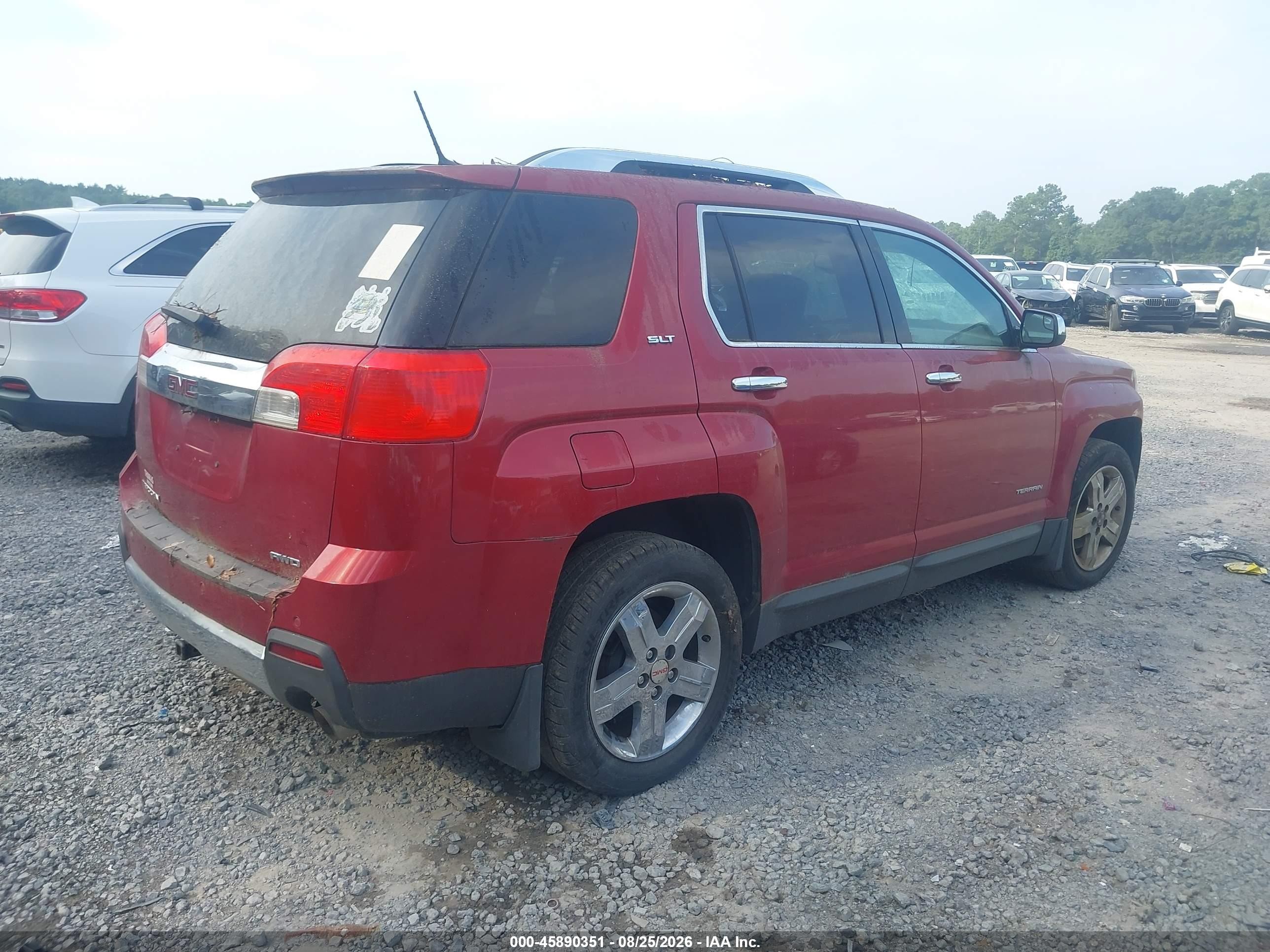 2013 Gmc Terrain Slt-2 Red vin: 2GKFLXE36D6237588
