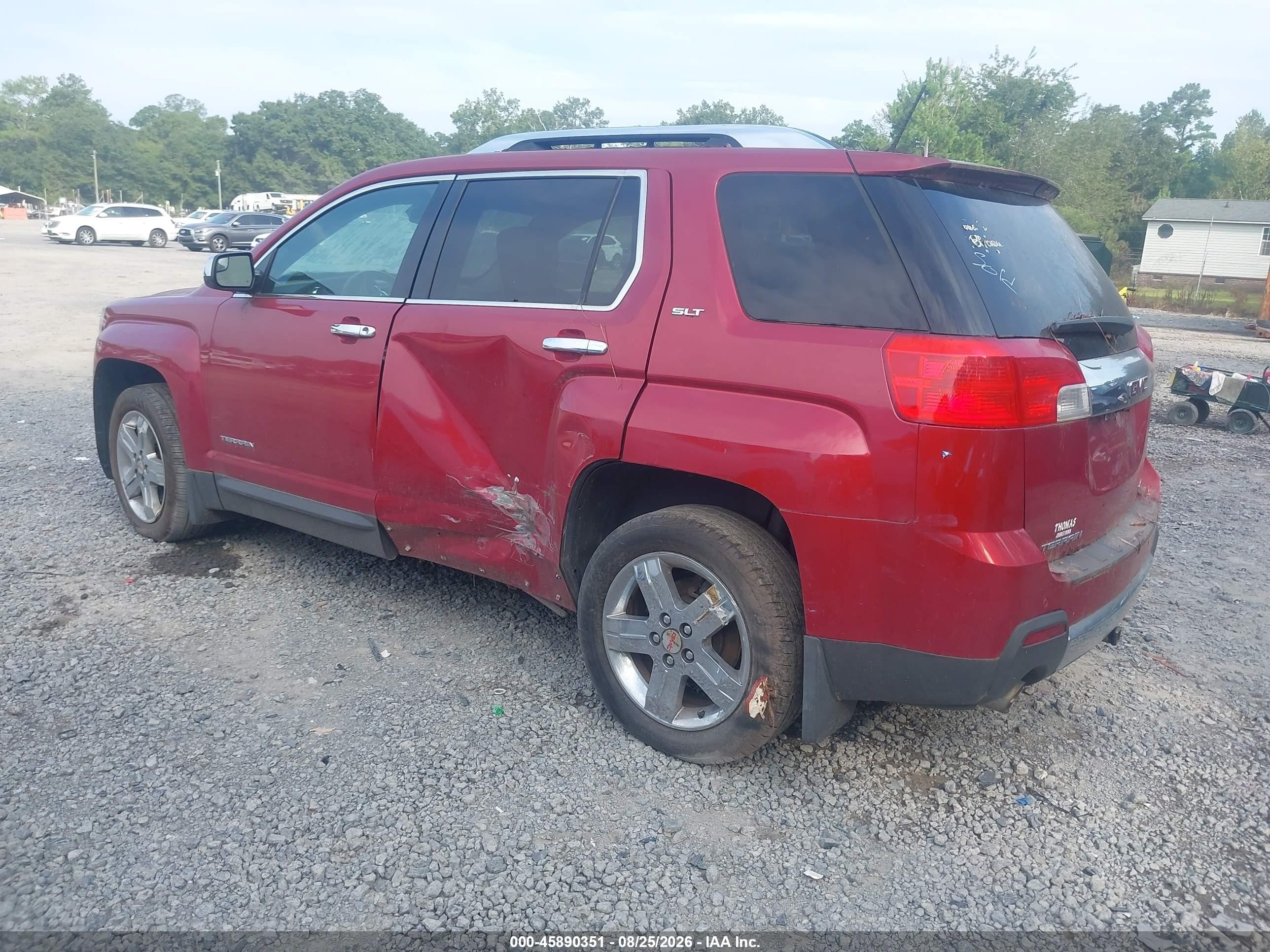 2013 Gmc Terrain Slt-2 Red vin: 2GKFLXE36D6237588