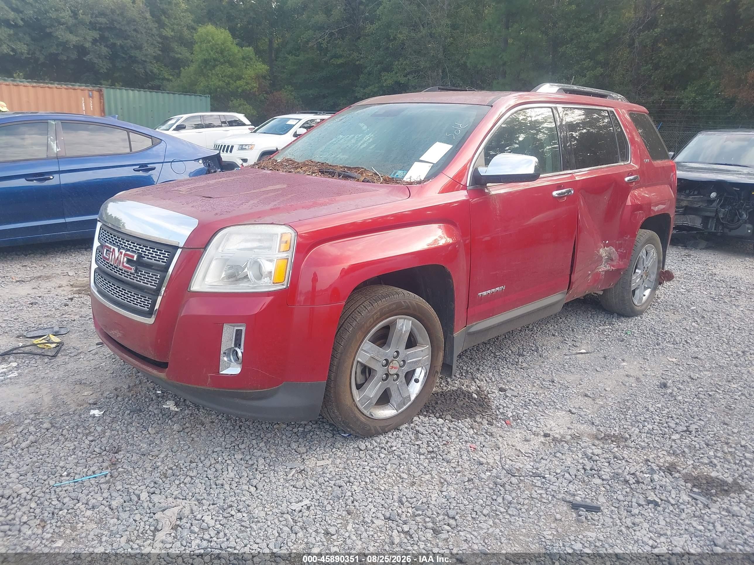 2013 Gmc Terrain Slt-2 Red vin: 2GKFLXE36D6237588