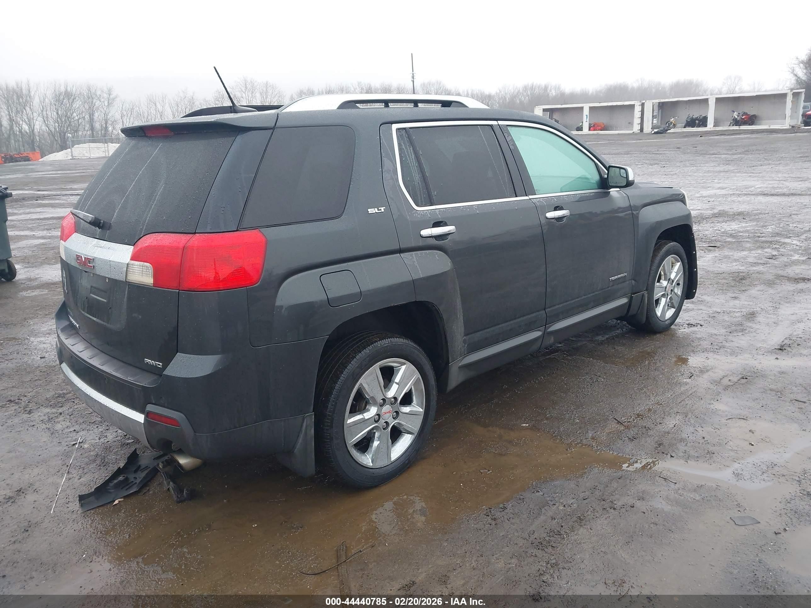 2013 Gmc Terrain Slt-2 Black vin: 2GKFLXE36D6261566