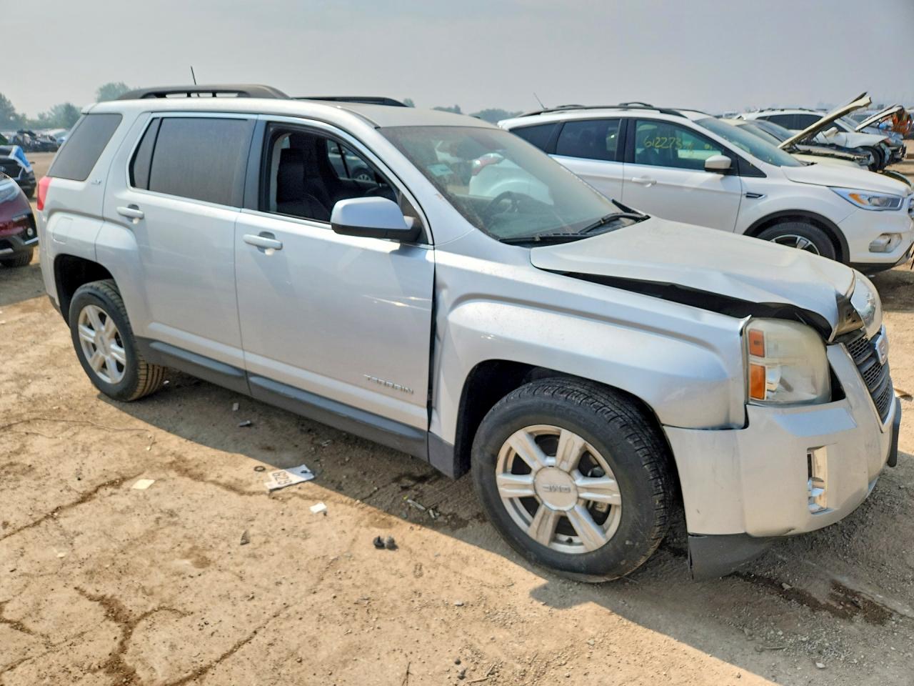 2014 Gmc Terrain Slt Silver vin: 2GKFLXE36E6317605
