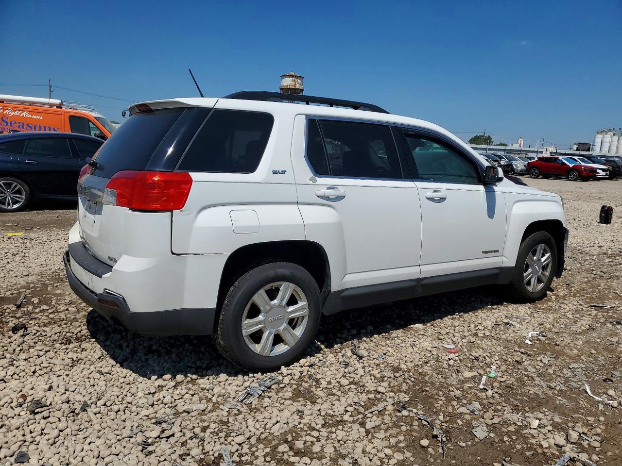 2014 Gmc Terrain Slt White vin: 2GKFLXE36E6361572