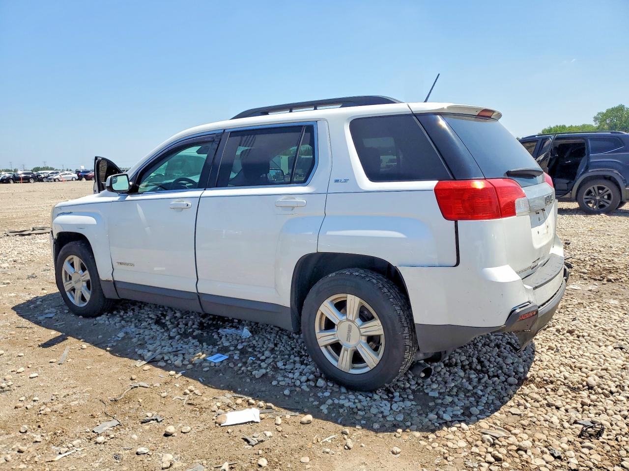 2014 Gmc Terrain Slt White vin: 2GKFLXE36E6361572