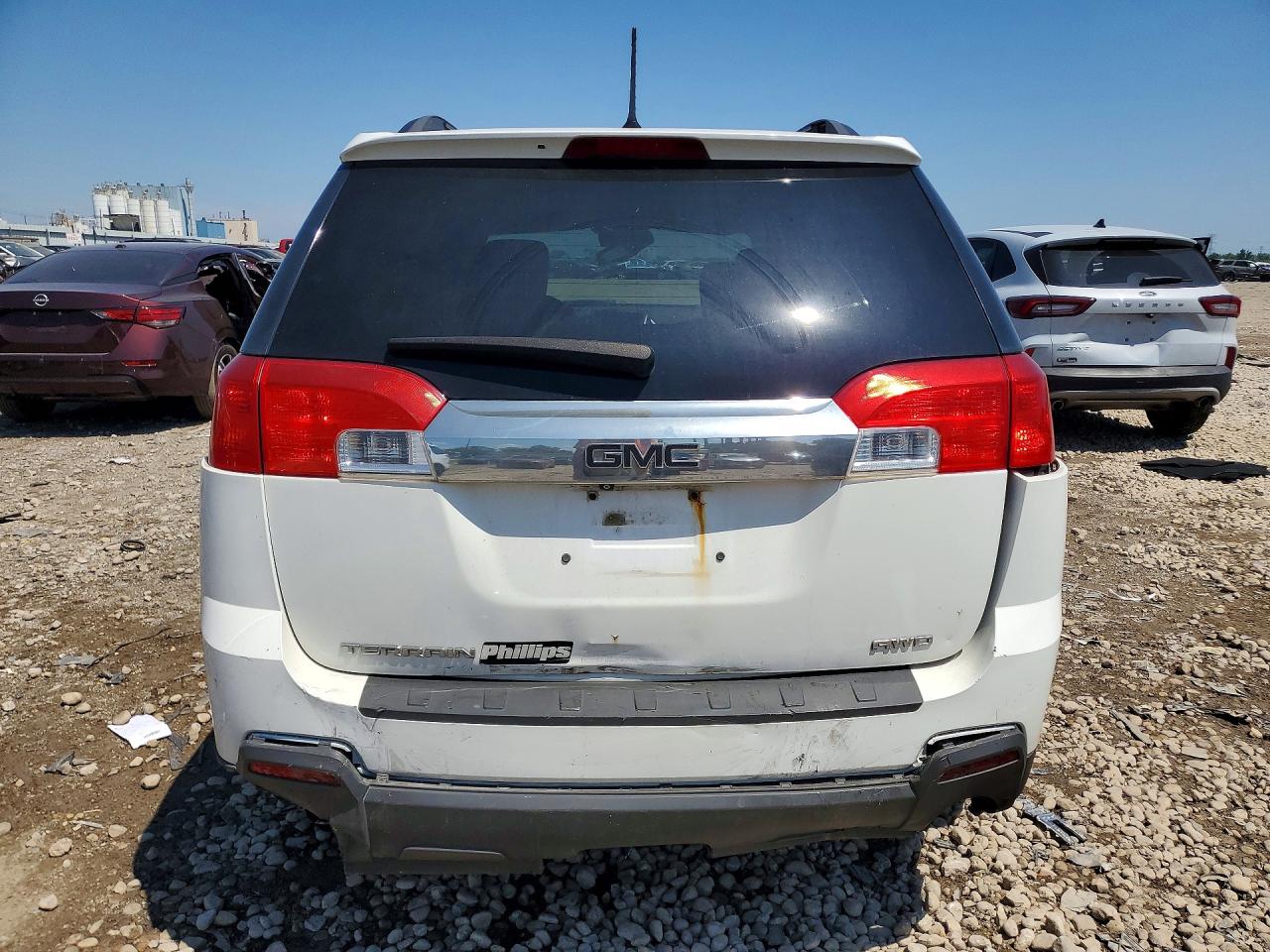 2014 Gmc Terrain Slt White vin: 2GKFLXE36E6361572