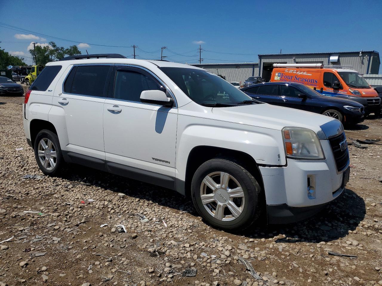 2014 Gmc Terrain Slt White vin: 2GKFLXE36E6361572