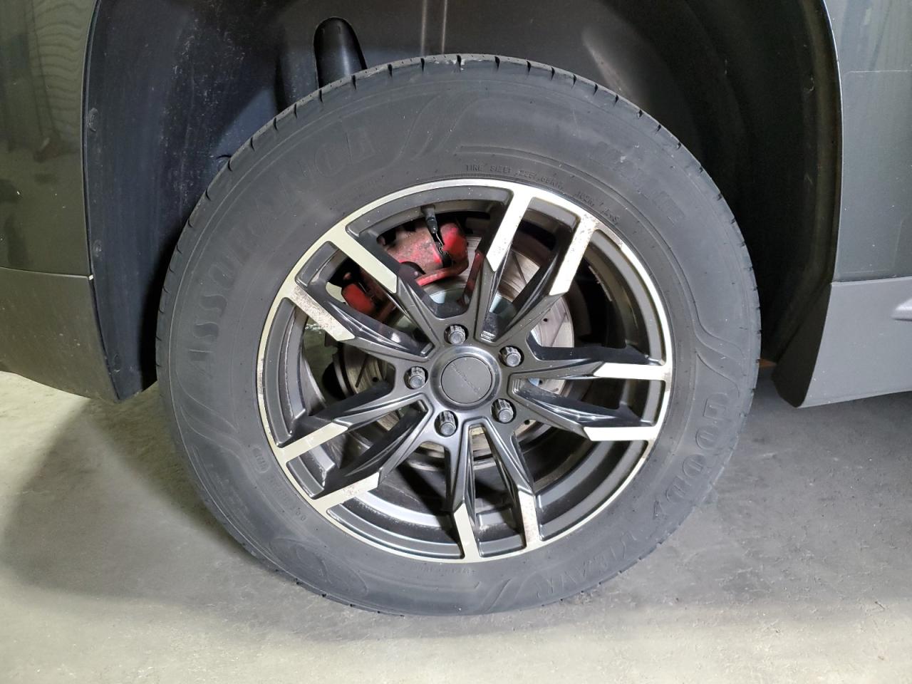 2014 Gmc Terrain Slt Black vin: 2GKFLXE37E6191397 Damage: Right Rear Wheel, Curb Rash, 3 To 4 Inches