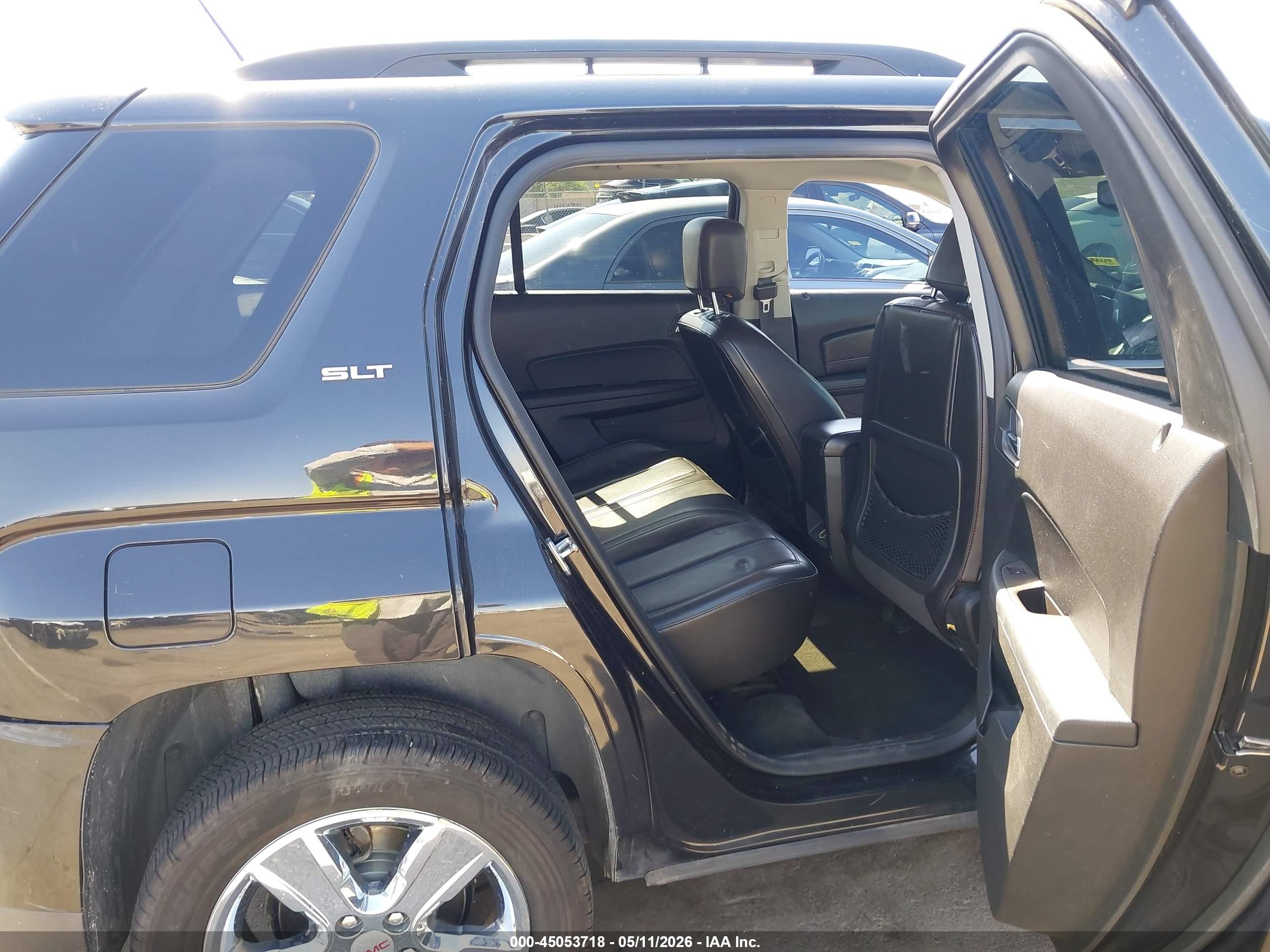 2015 Gmc Terrain Slt-1 Black vin: 2GKFLXE37F6243693