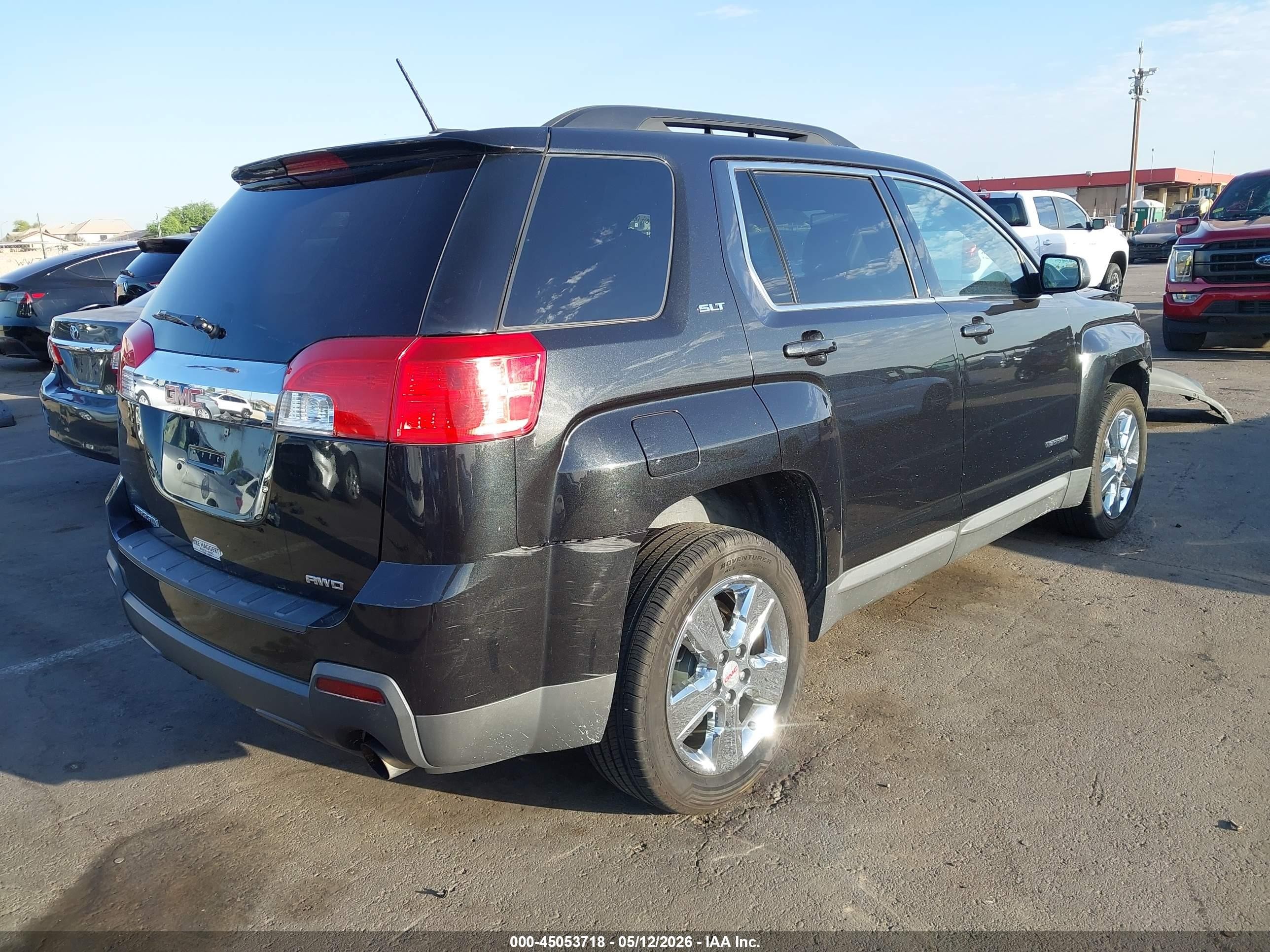 2015 Gmc Terrain Slt-1 Black vin: 2GKFLXE37F6243693