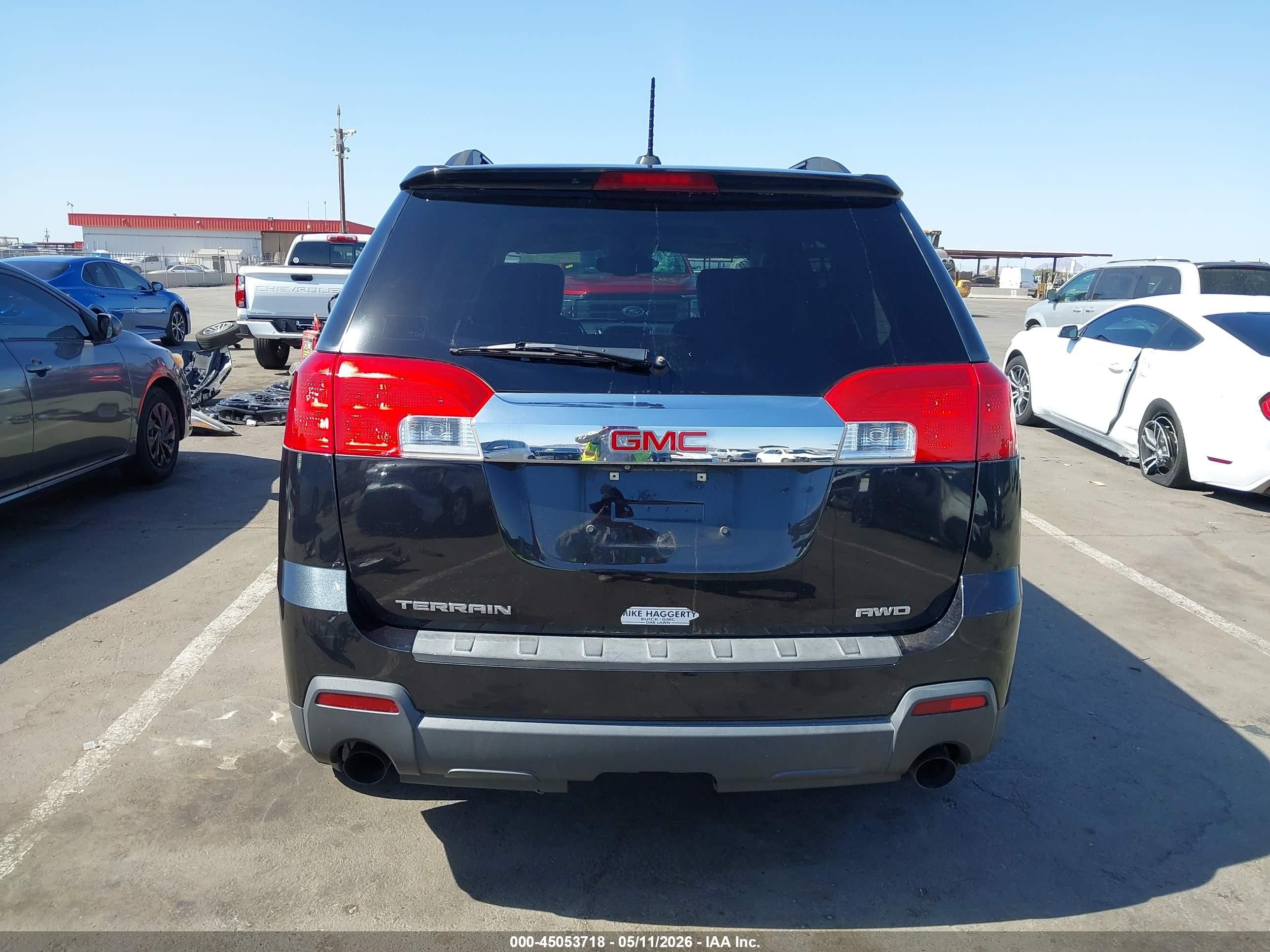 2015 Gmc Terrain Slt-1 Black vin: 2GKFLXE37F6243693