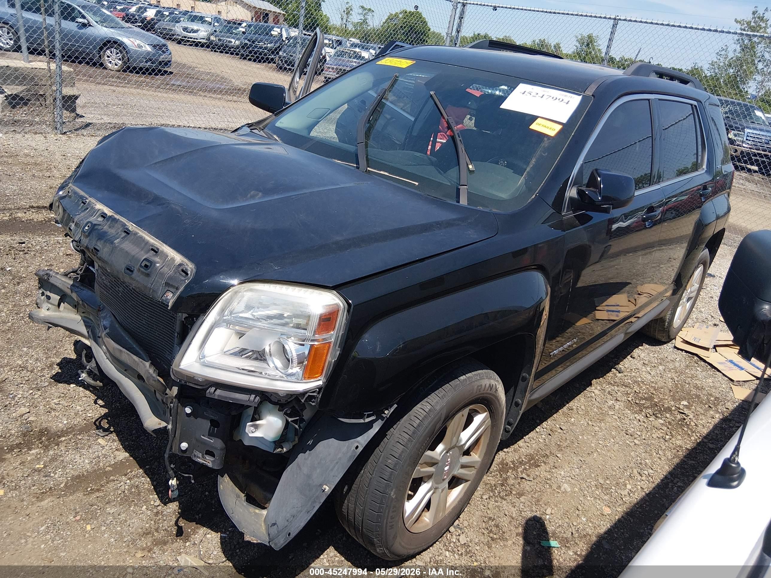 2015 Gmc Terrain Slt-1 Black vin: 2GKFLXE37F6330509