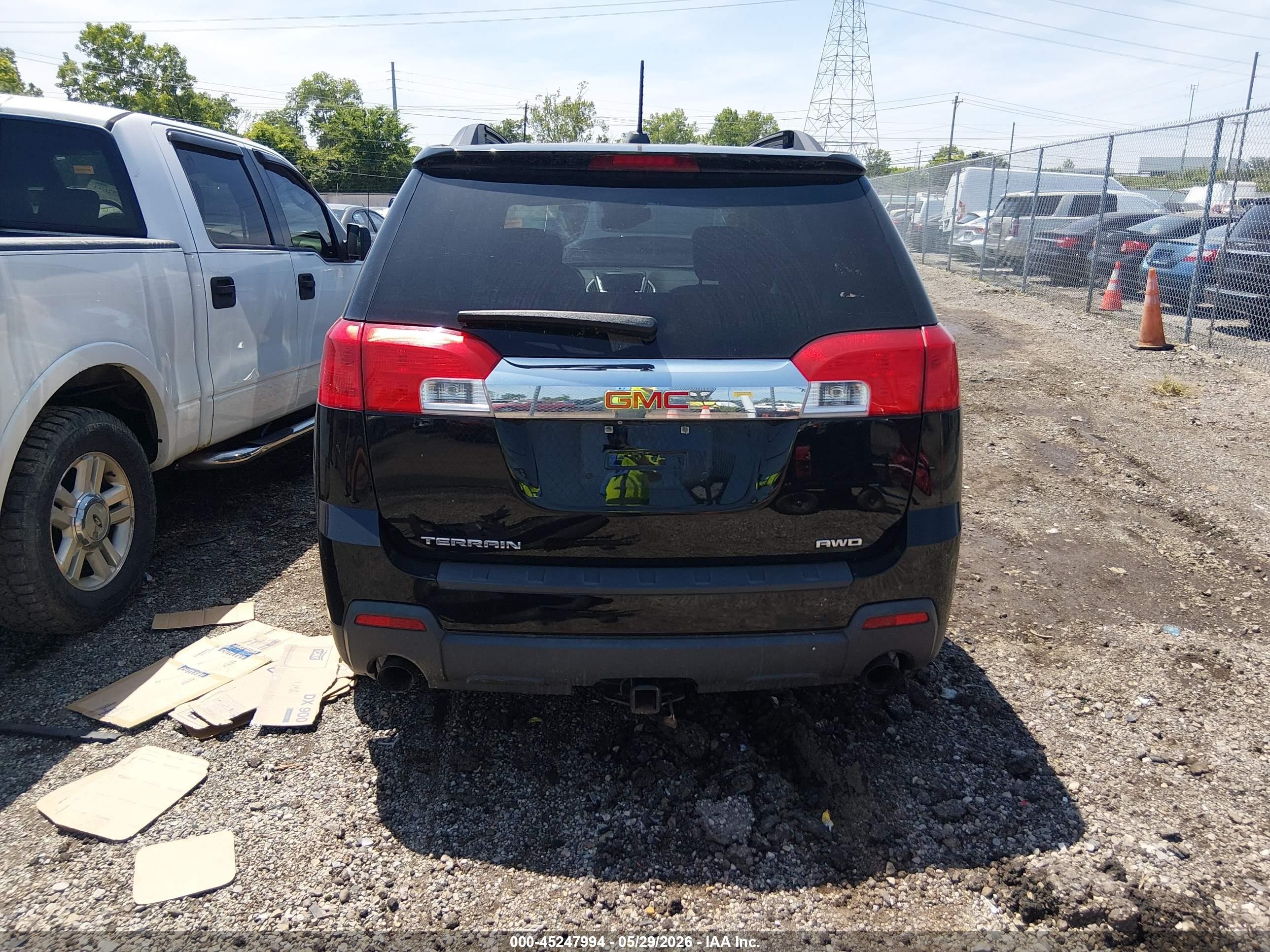 2015 Gmc Terrain Slt-1 Black vin: 2GKFLXE37F6330509